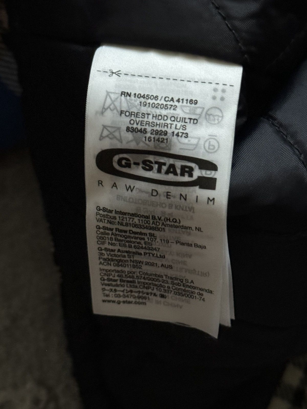 G-Star G star raw M forest hdd quiltd overshirt jacket shirt L/S Size US M / EU 48-50 / 2 - 14 Thumbnail