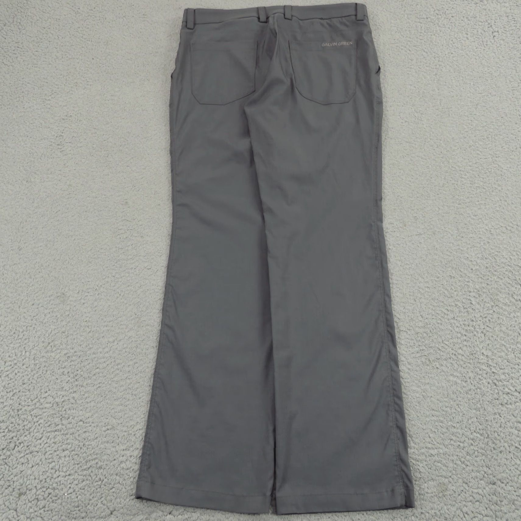 Galvin Green Galvin Green Pants Mens 34x32 Noah Breathable Sharkskin Grey Golf Pants Mens 34x32 Sharkskin Grey Regular 5-Pocket Classic Modern Sports Men Gray Size US 34 / EU 50 - 3 Thumbnail