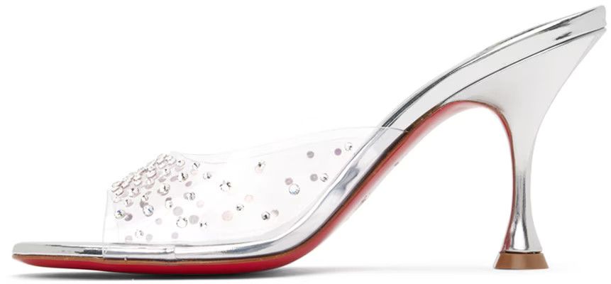 Christian Louboutin o1s1wg110924 Heeled Sandals in Silver Size US 6 / IT 36 - 3 Thumbnail
