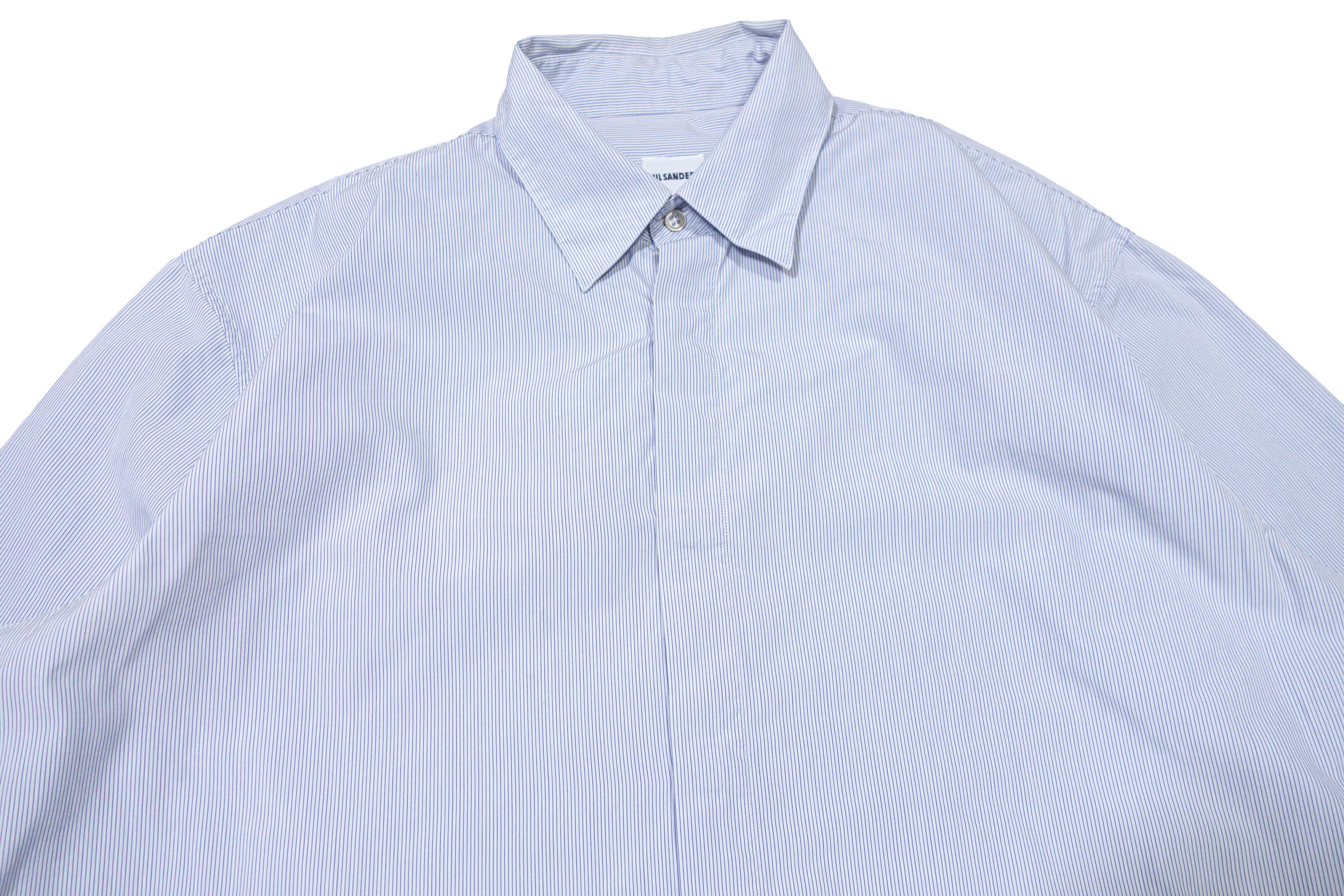 Jil Sander 00S Stripes Longsleeve Dress Shirt Vintage Size US M / EU 48-50 / 2 - 3 Thumbnail