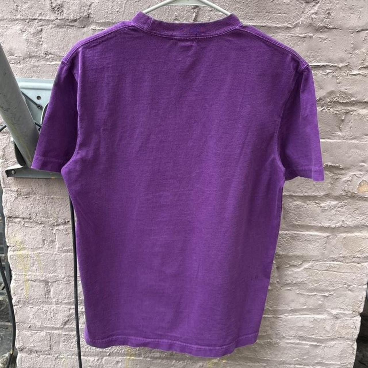 J.Crew Vintage 90s J.Crew Solid Purple Pocket T-Shirt Size US S / EU 44-46 / 1 - 2 Thumbnail