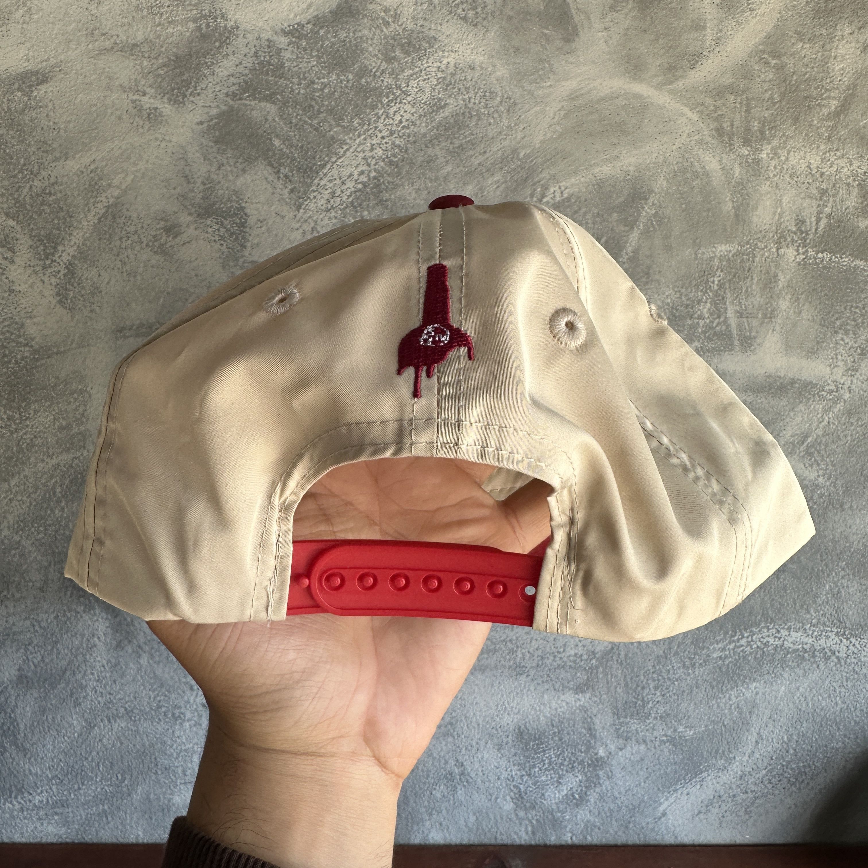 Other Makers Mark Whiskey Baseball Cap Buckleback Hat Red OSFM Size ONE SIZE - 3 Thumbnail