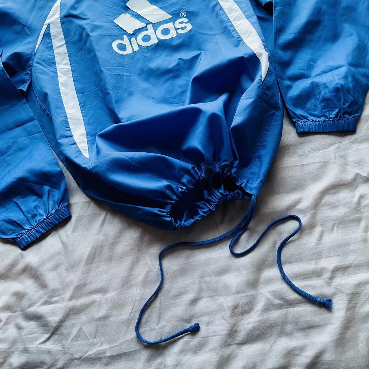 Adidas × Vintage 80's Adidas Nylon Water Proof Long Sleeve Size US M / EU 48-50 / 2 - 3 Thumbnail