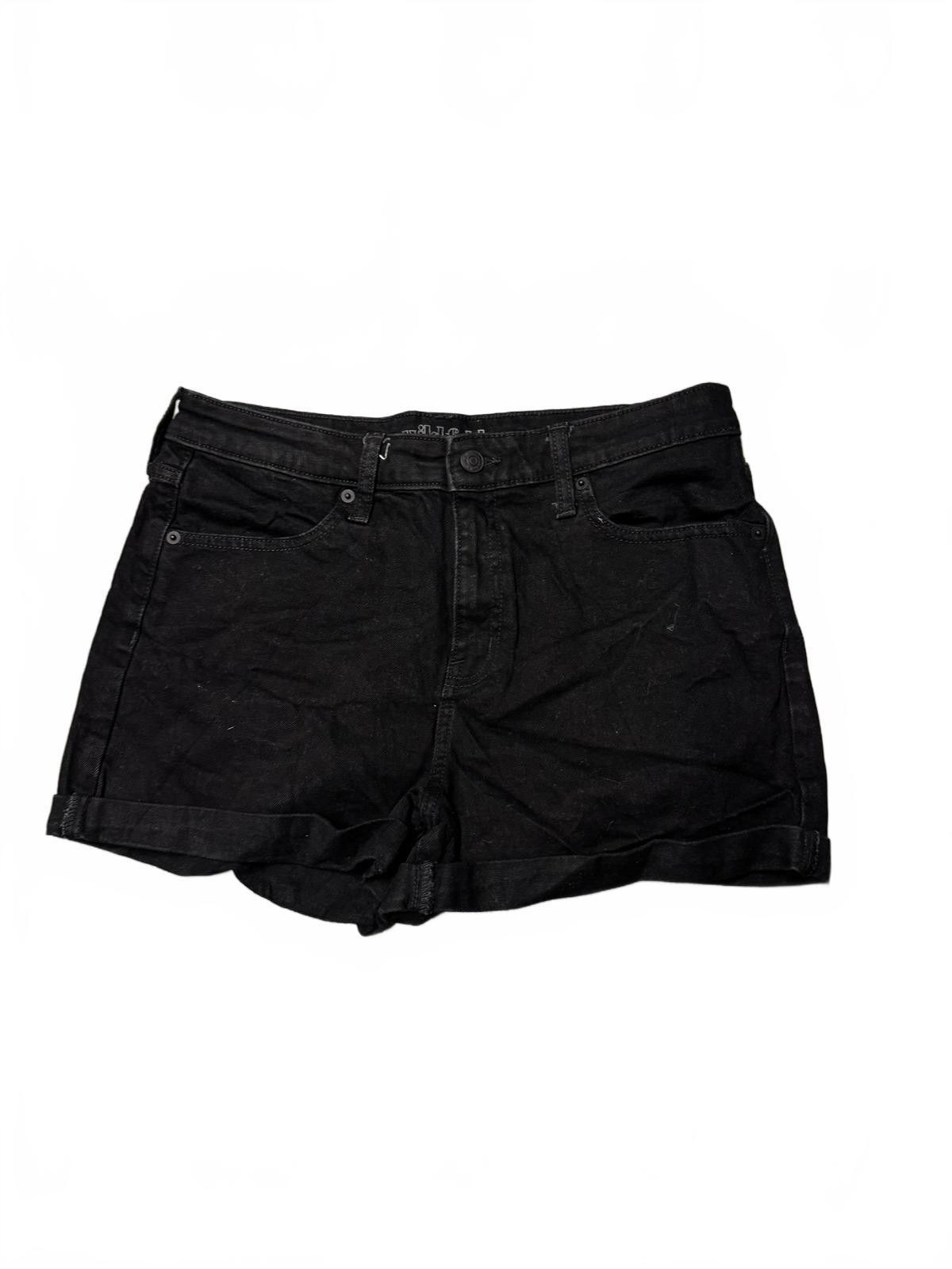 Designer Wild Fable Black Denim Shorts Size 28" / US 6 / IT 42 - 2 Thumbnail