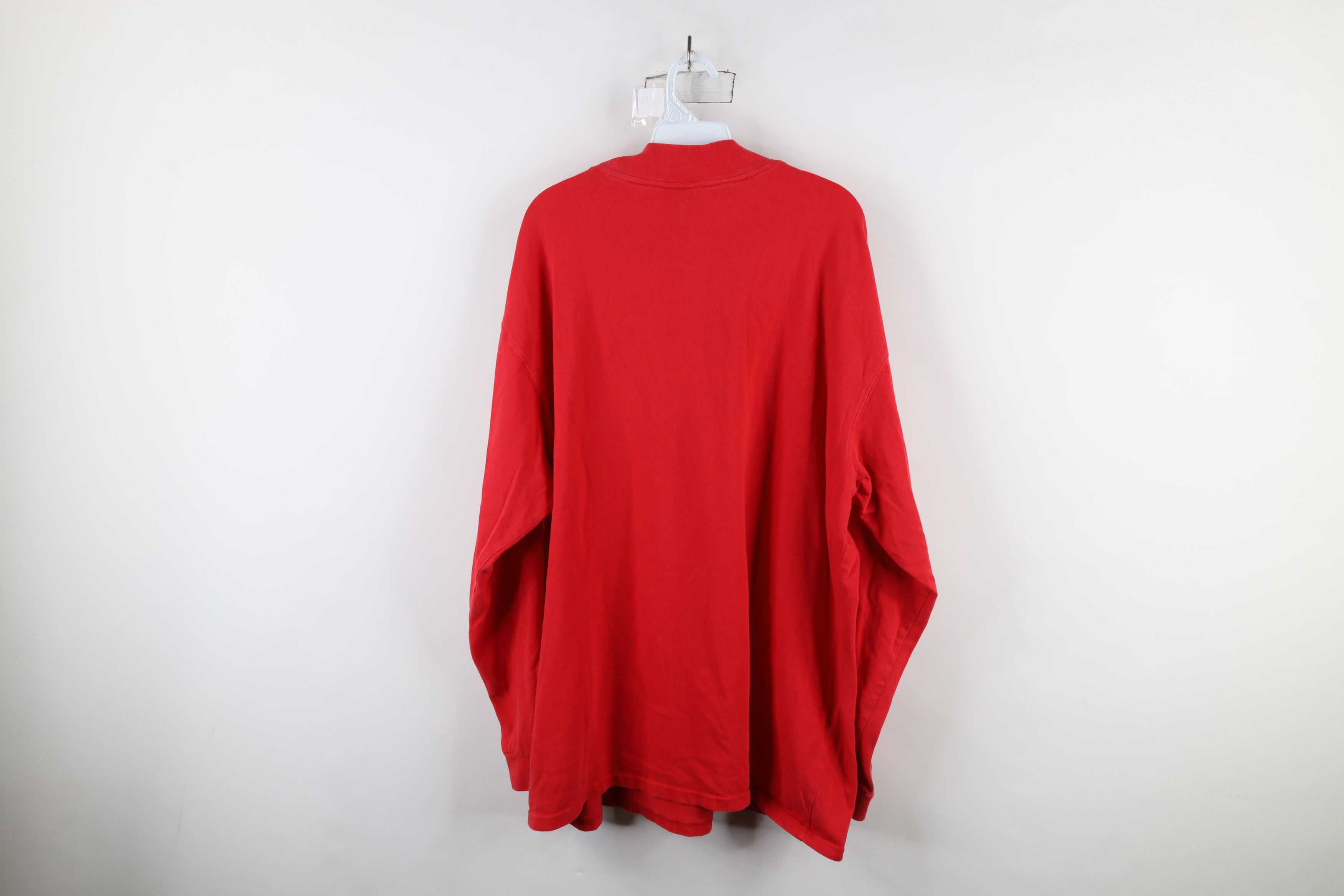 Nike × Vintage Vintage Nike Swoosh Ohio State University Mock Neck Shirt Size US XXL / EU 58 / 5 - 11 Thumbnail