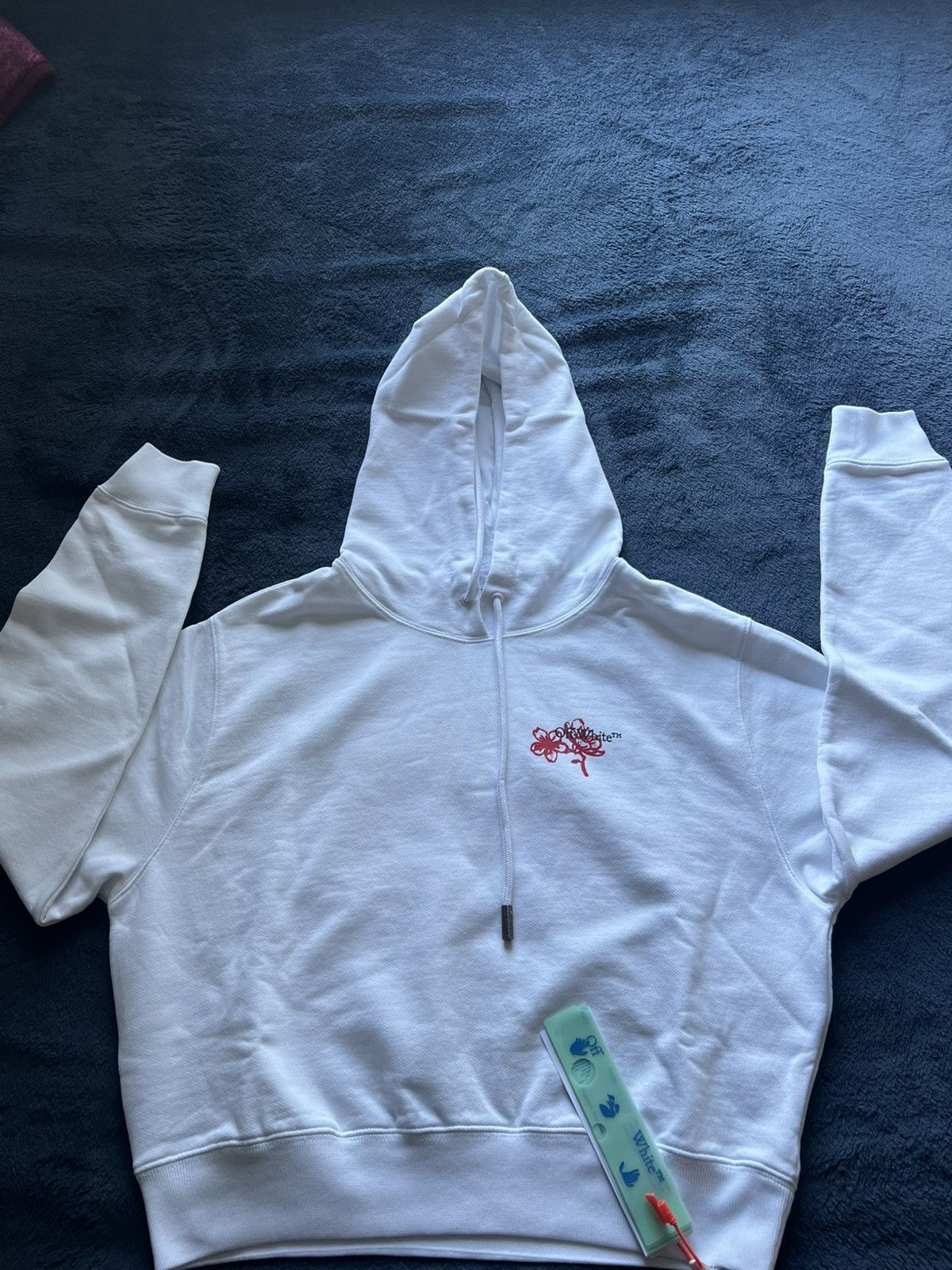 Off-White Off-White CNY Cropped Hoodie | White | S | $590+ Size S / US 4 / IT 40 - 1 Thumbnail