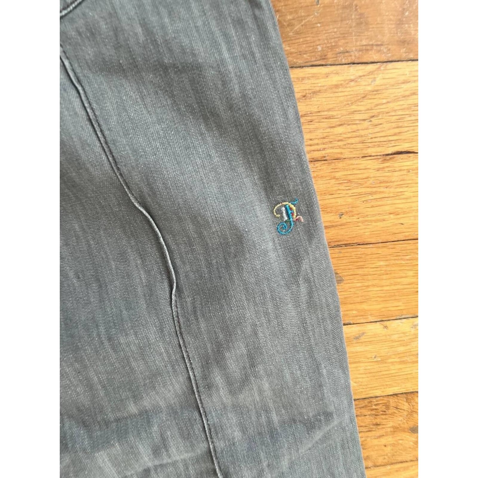 LANDLORD Laundered Finish Men Pants Denim Jeans Grey Size 32 A000860 Size US 32 / EU 48 - 6 Thumbnail