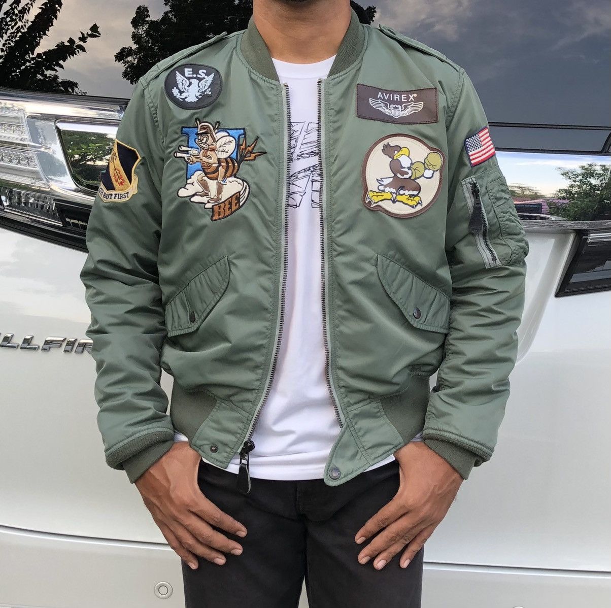 Avirex Avirex MA-1 Patches Logo Flight Military Bomber Jackets Size US M / EU 48-50 / 2 - 3 Thumbnail
