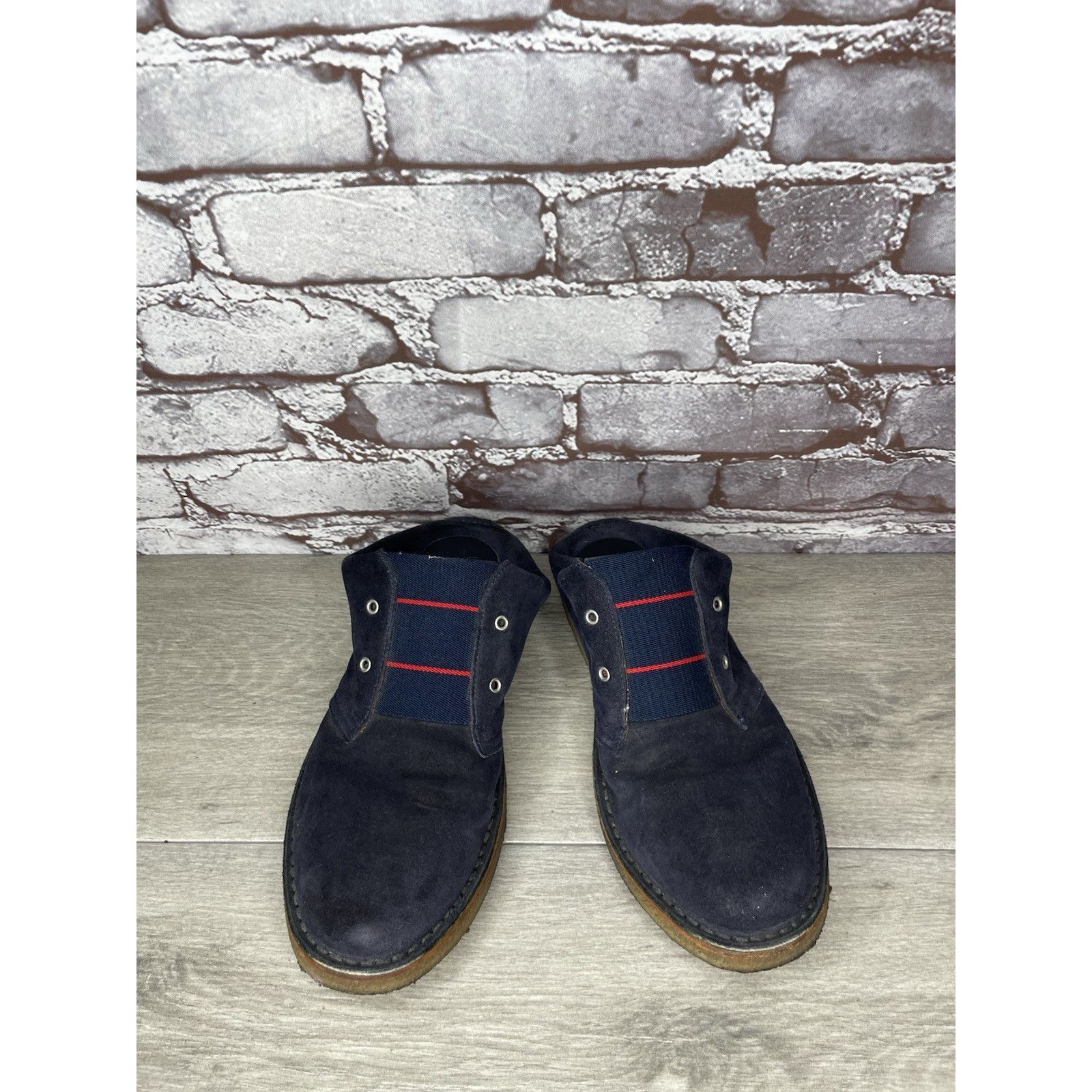 Band Of Outsiders Band of Outsiders Blue Suede Leather Gum Soles Mule Shoes Wo Size US 9.5 / IT 39.5 - 11 Thumbnail