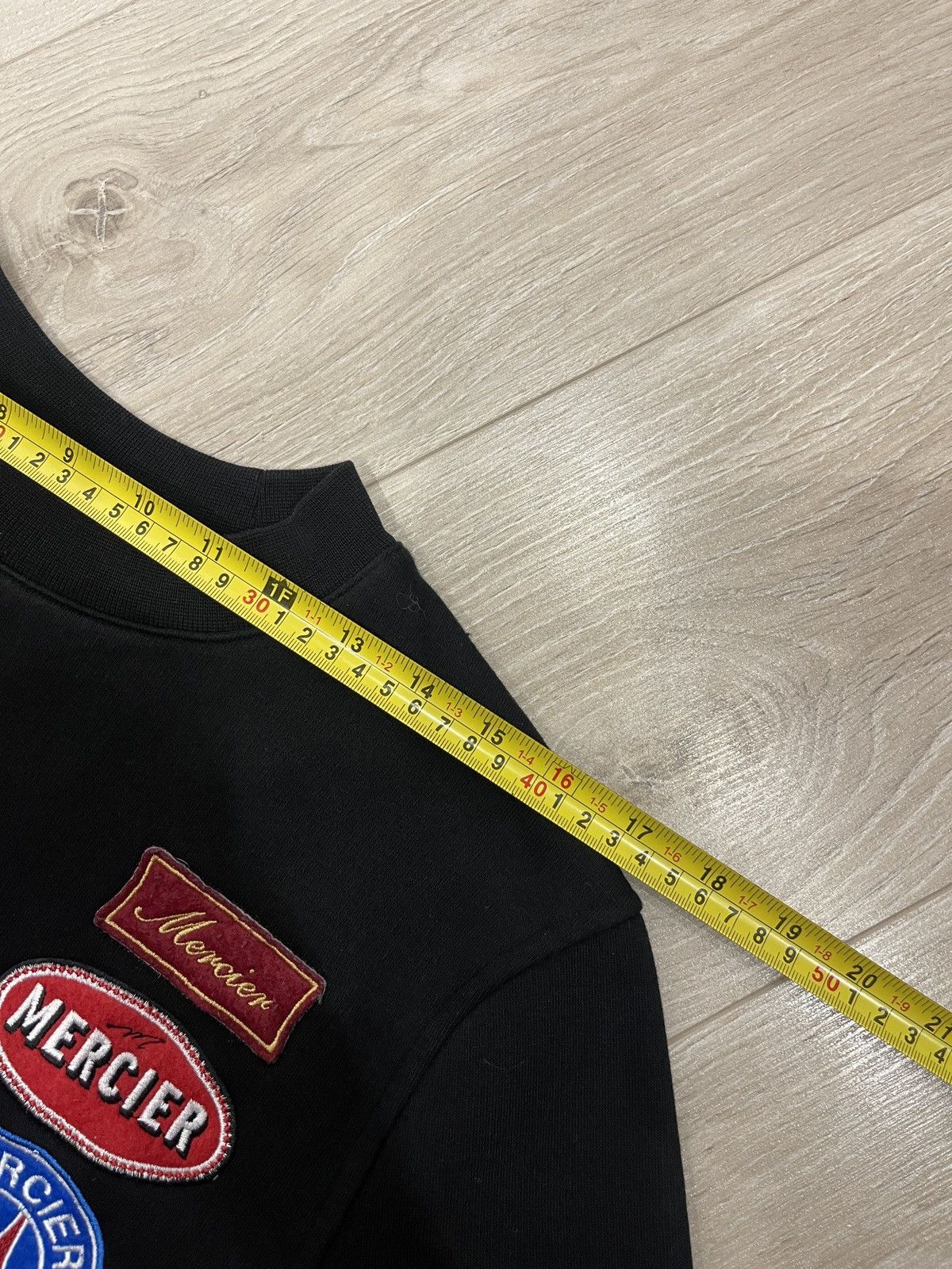 Vintage Vintage Mercier black sweater sweatshirt with logo Size US M / EU 48-50 / 2 - 8 Thumbnail