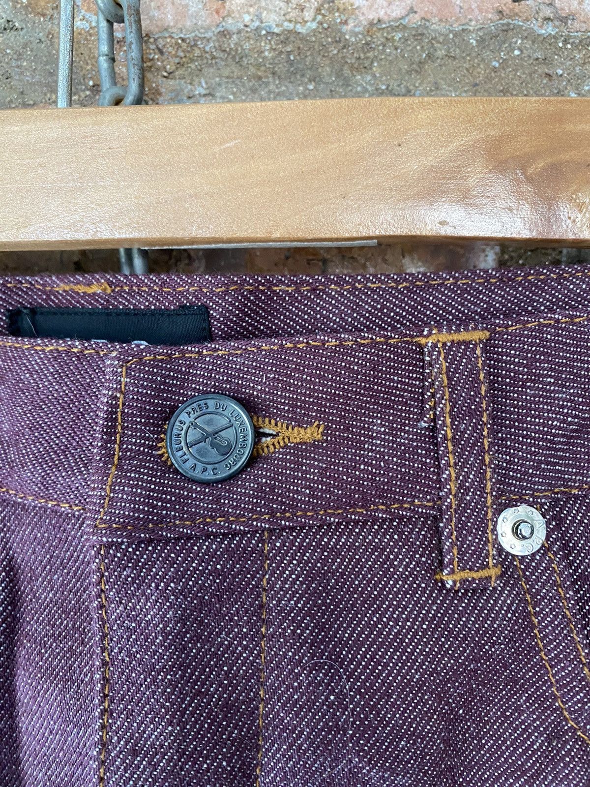 A.P.C. AW2001 APC raw denim skirt Size 29" - 4 Thumbnail