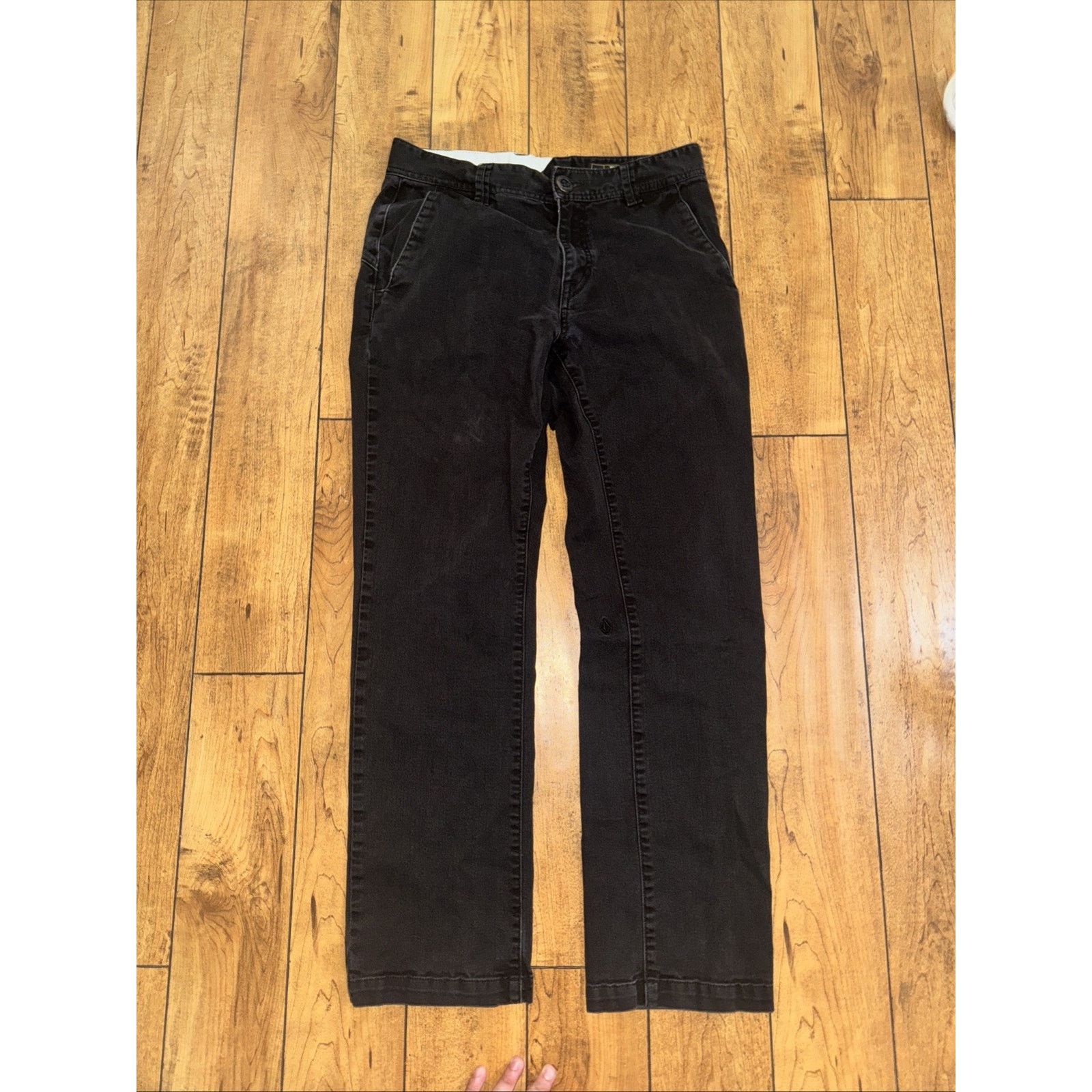 Volcom Volcom Black Denim Jeans Men’s 30x30 Slim Straight Chino Size US 30 / EU 46 - 3 Thumbnail