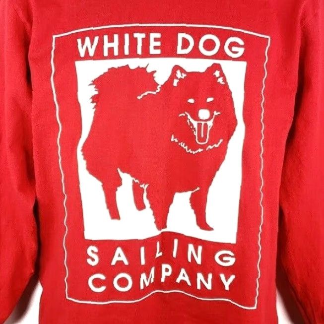 Vintage VINTAGE White Dog Sailing Company T Shirt Mens Size Medium Red 80s Made In USA Size US M / EU 48-50 / 2 - 2 Thumbnail