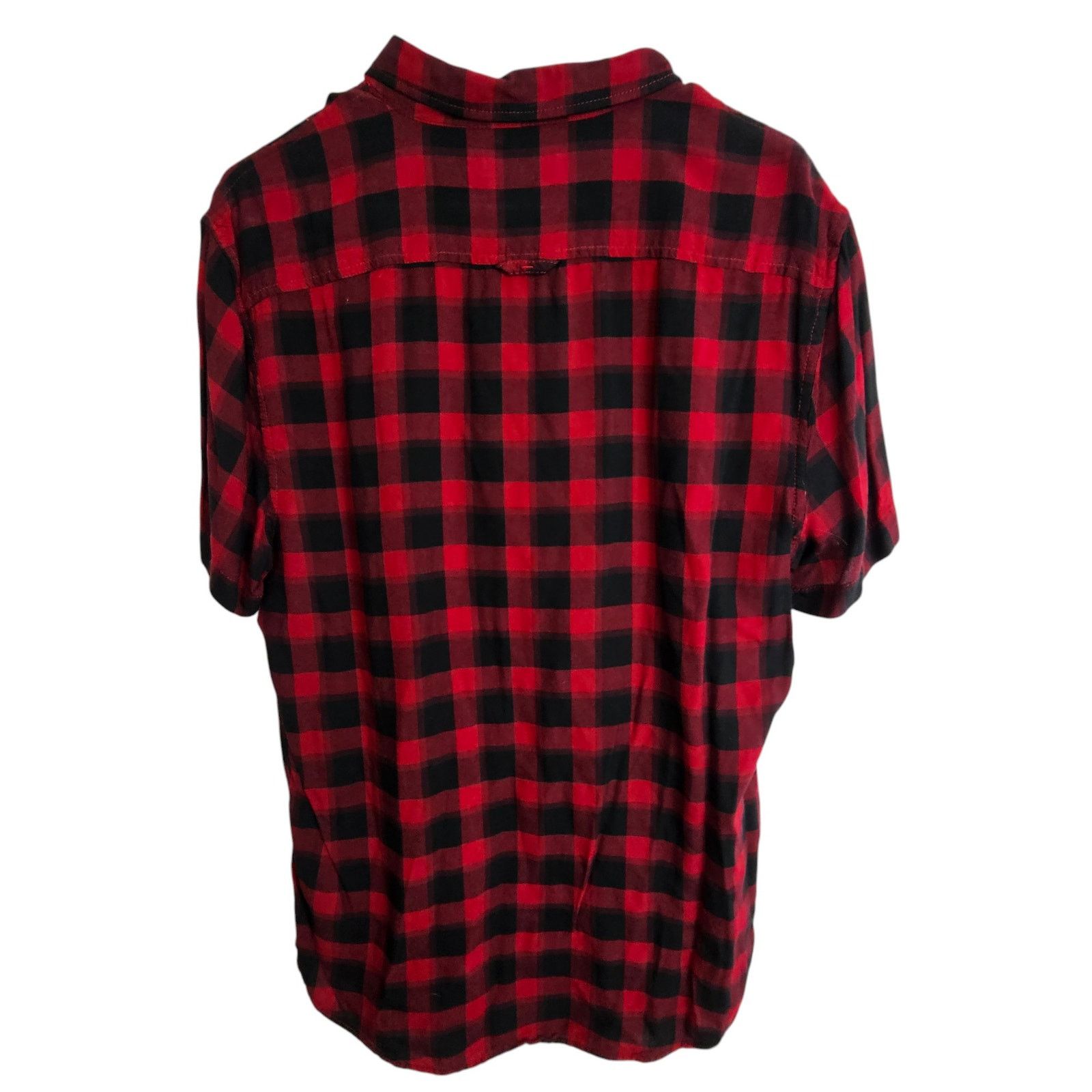 The Rail The Rail Mens Red Checker Button Shirt Size L Casual Hipster Size US L / EU 52-54 / 3 - 8 Thumbnail