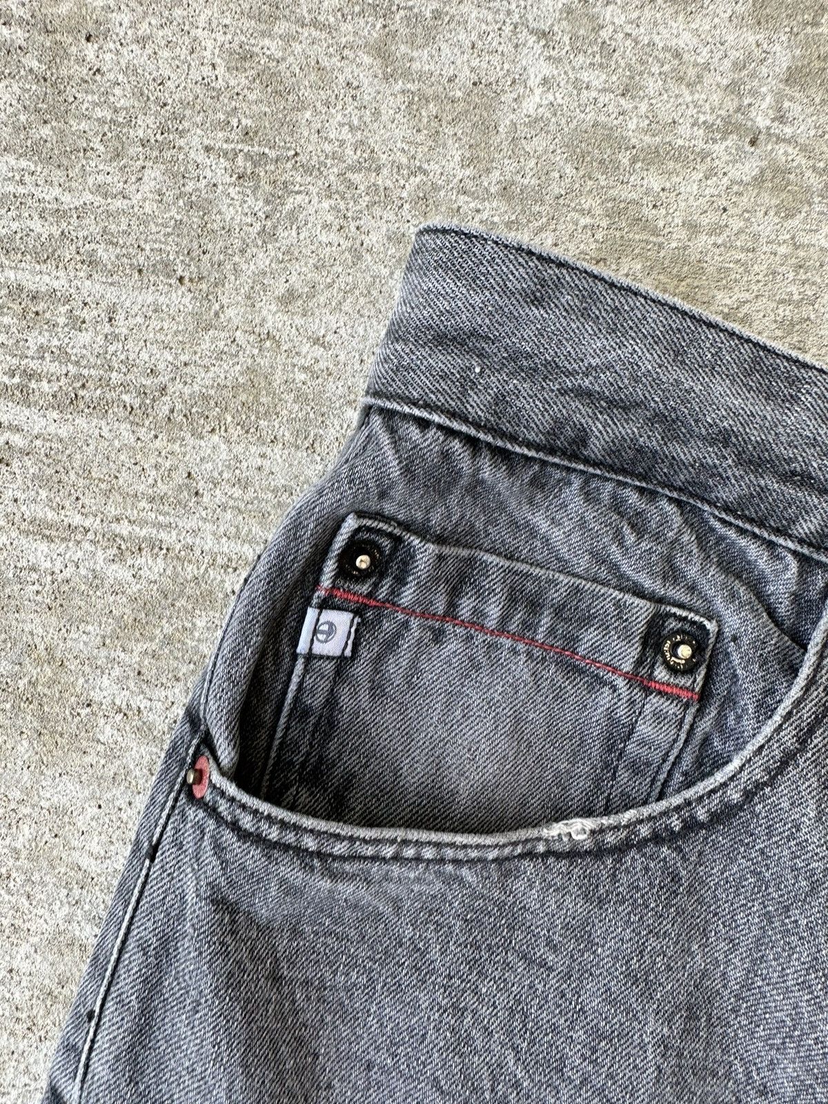 Indigo Vintage Baggy Faded Denim Jeans Size US 36 / EU 52 - 5 Thumbnail