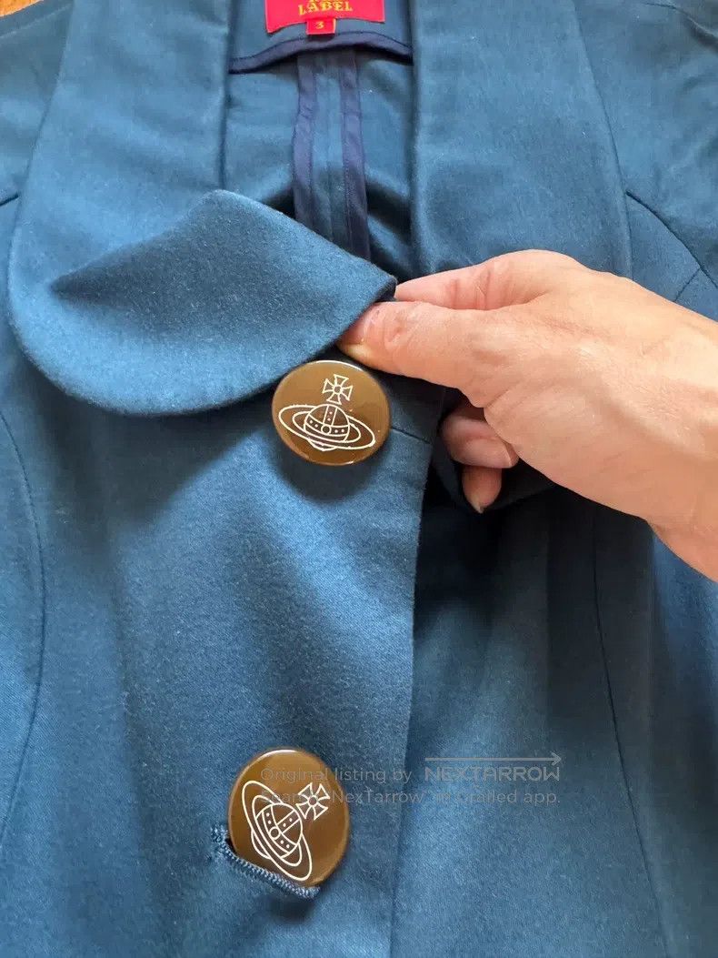 Vivienne Westwood Vivienne Westwood Short-sleeved blazer, 100% cotton, Satur Size L / US 10 / IT 46 - 3 Thumbnail