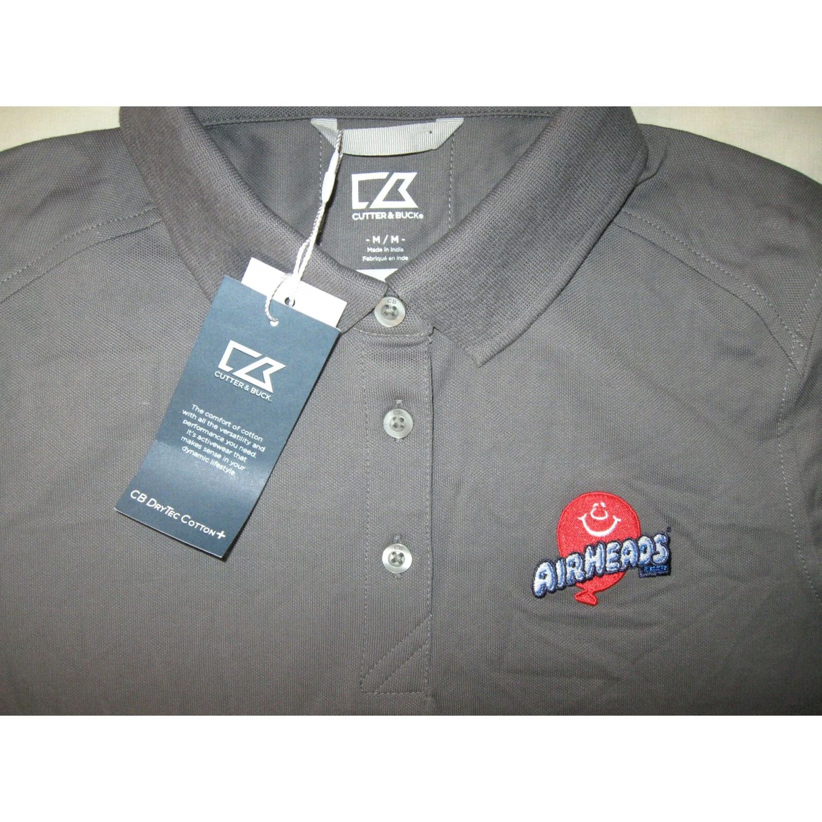 Vintage AirHeads Golf Polo Shirt NEW WTag Womens Medium Ladies Cutter Buck Size M / US 6-8 / IT 42-44 - 3 Thumbnail