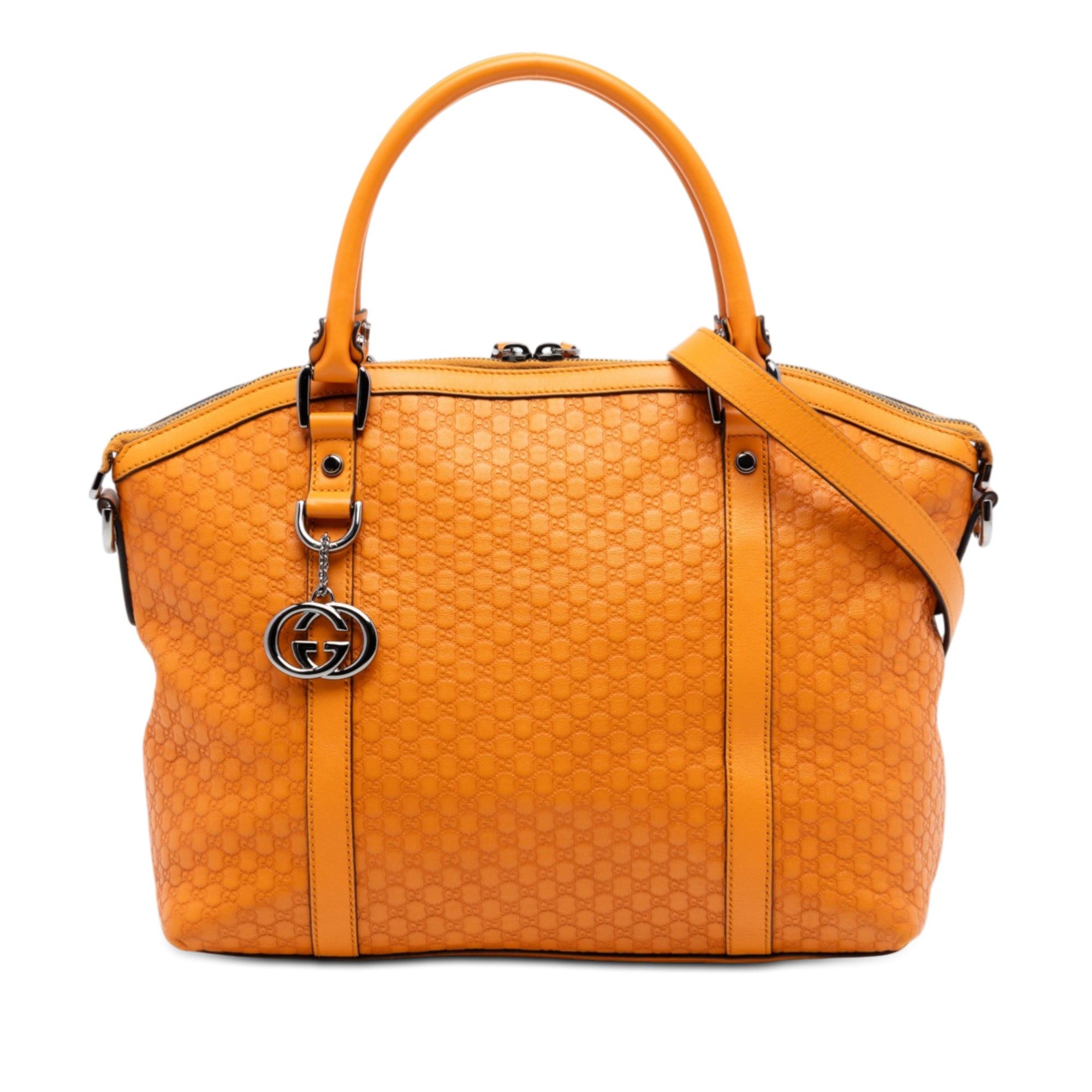 Gucci Medium Microguccissima GG Charm Dome Satchel Size ONE SIZE - 1 Thumbnail