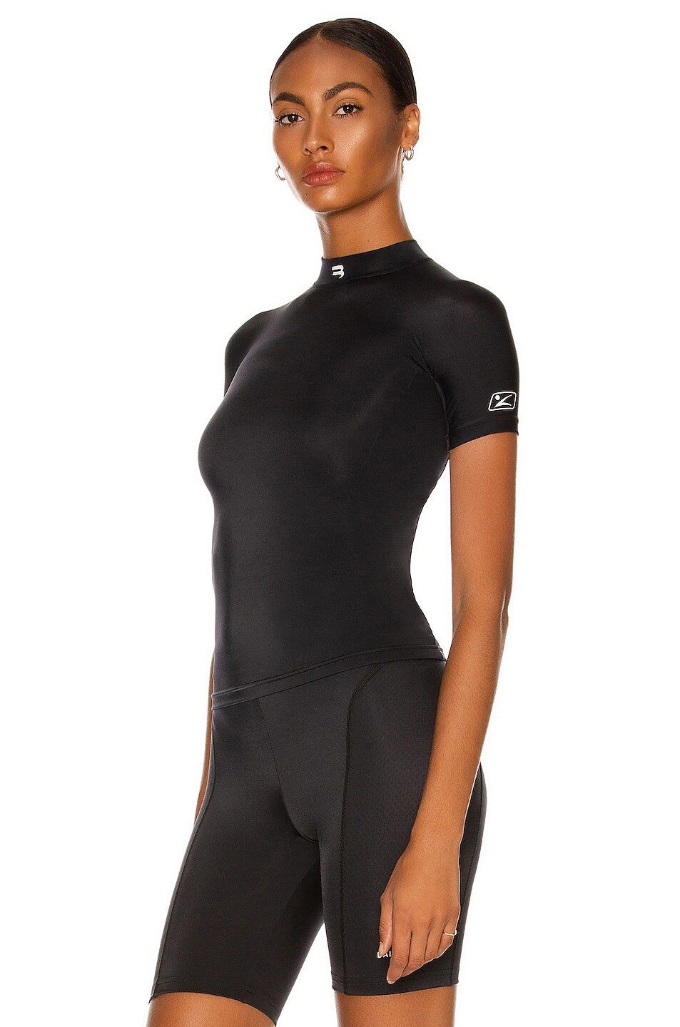 Balenciaga o1bcso1str0625 Sporty B Top in Black Size M / US 6-8 / IT 42-44 - 3 Thumbnail