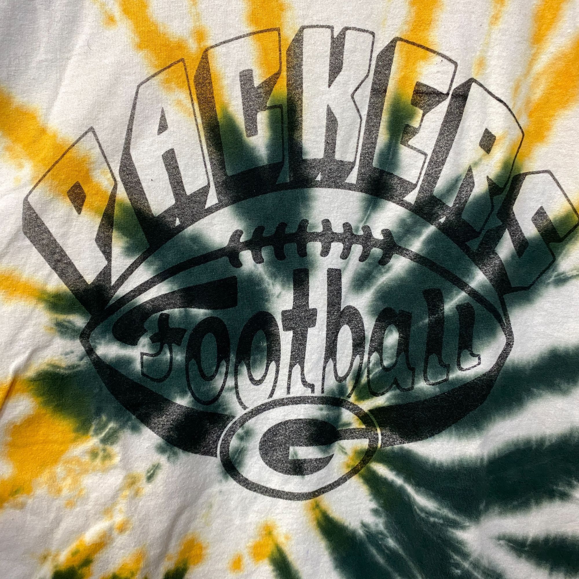 Junk Food Junk Food Clothing NFL Green Bay Packers Football Tie Dye T- Size US L / EU 52-54 / 3 - 2 Thumbnail