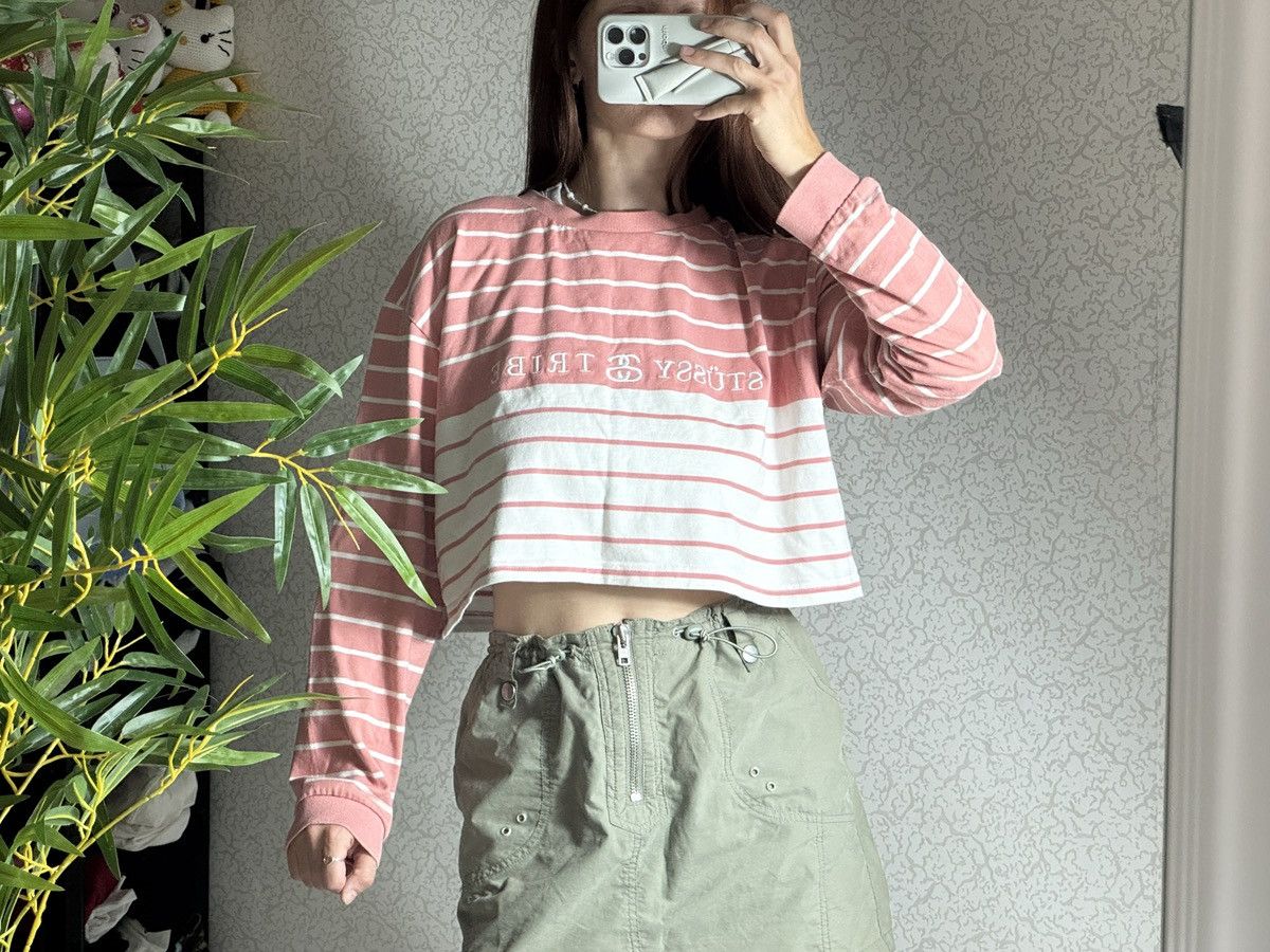 Stussy VINTAGE STUSSY STRIPED LONG SLEEVE Size XL / US 12-14 / IT 48-50 - 7 Thumbnail