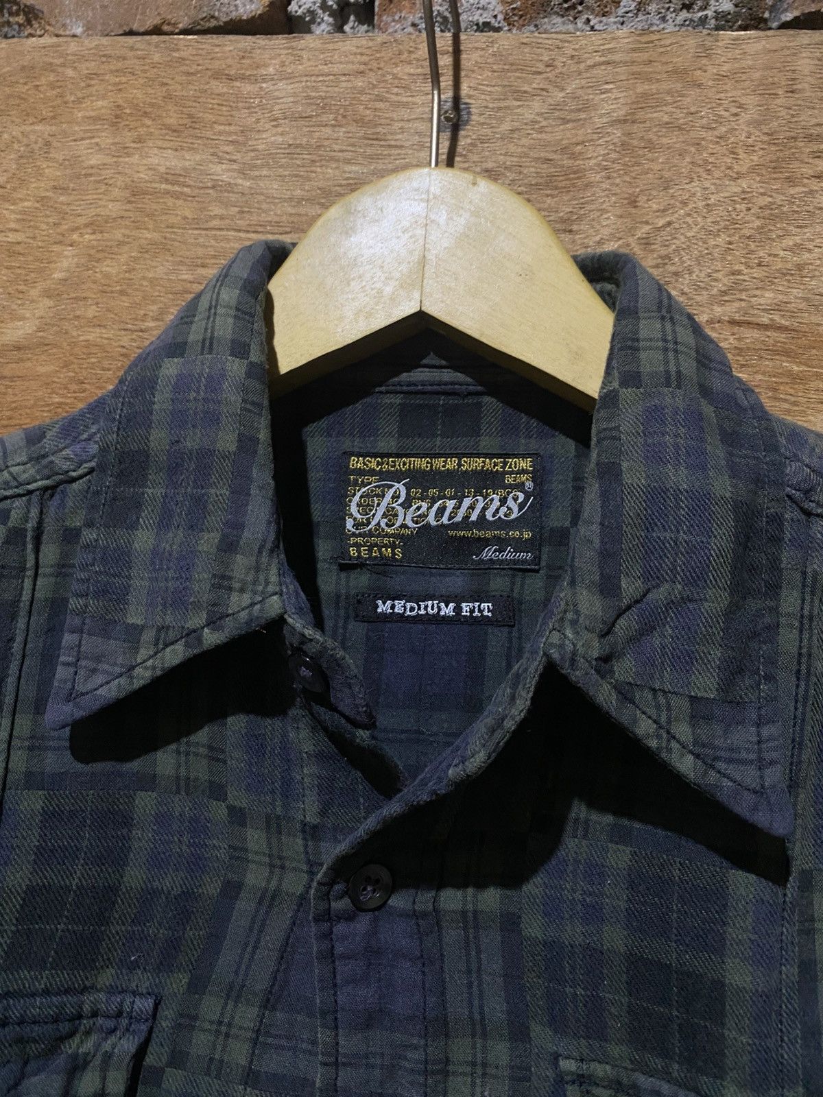 Beams Japan 💸BINDING OFFER💸 BEAMS JAPAN PATCHWORK STYLE FLANNELSHIRT Size US M / EU 48-50 / 2 - 5 Thumbnail