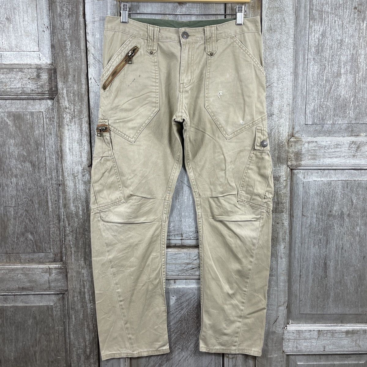 Vintage Japanese Brand Soul Of Freedom Zipper Cargo Pants