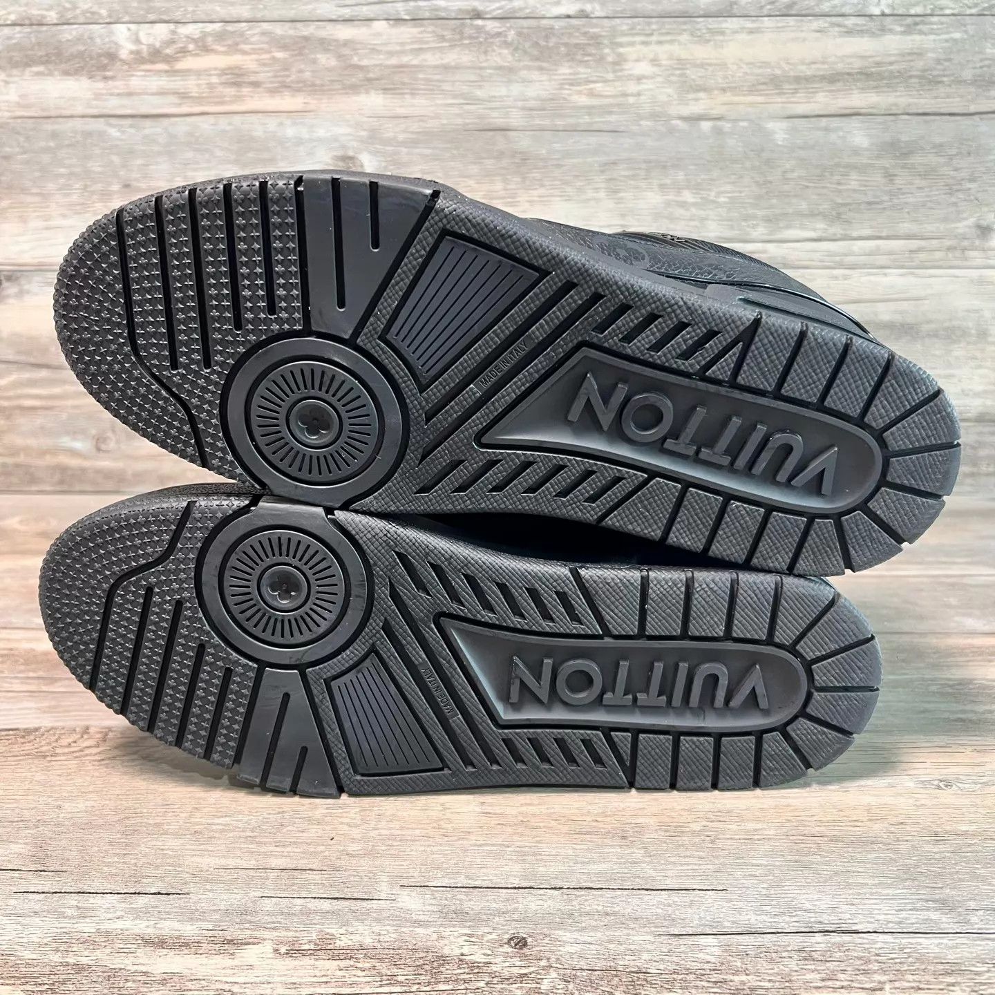 Louis Vuitton LV Black Monogram Trainer UK7.5/41.5 98New Size US 8.5 / EU 41-42 - 6 Thumbnail