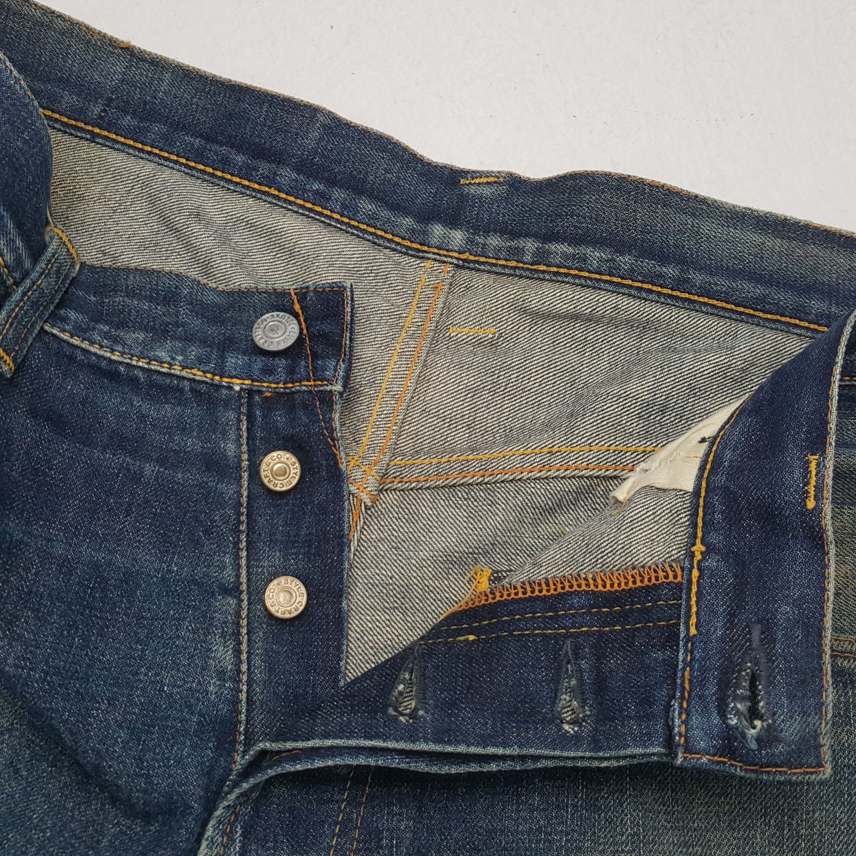 Evisu × Japanese Brand × Vintage EVIS Japanese Brand Streetwear Custom Daicock Jeans Size US 36 / EU 52 - 13 Thumbnail