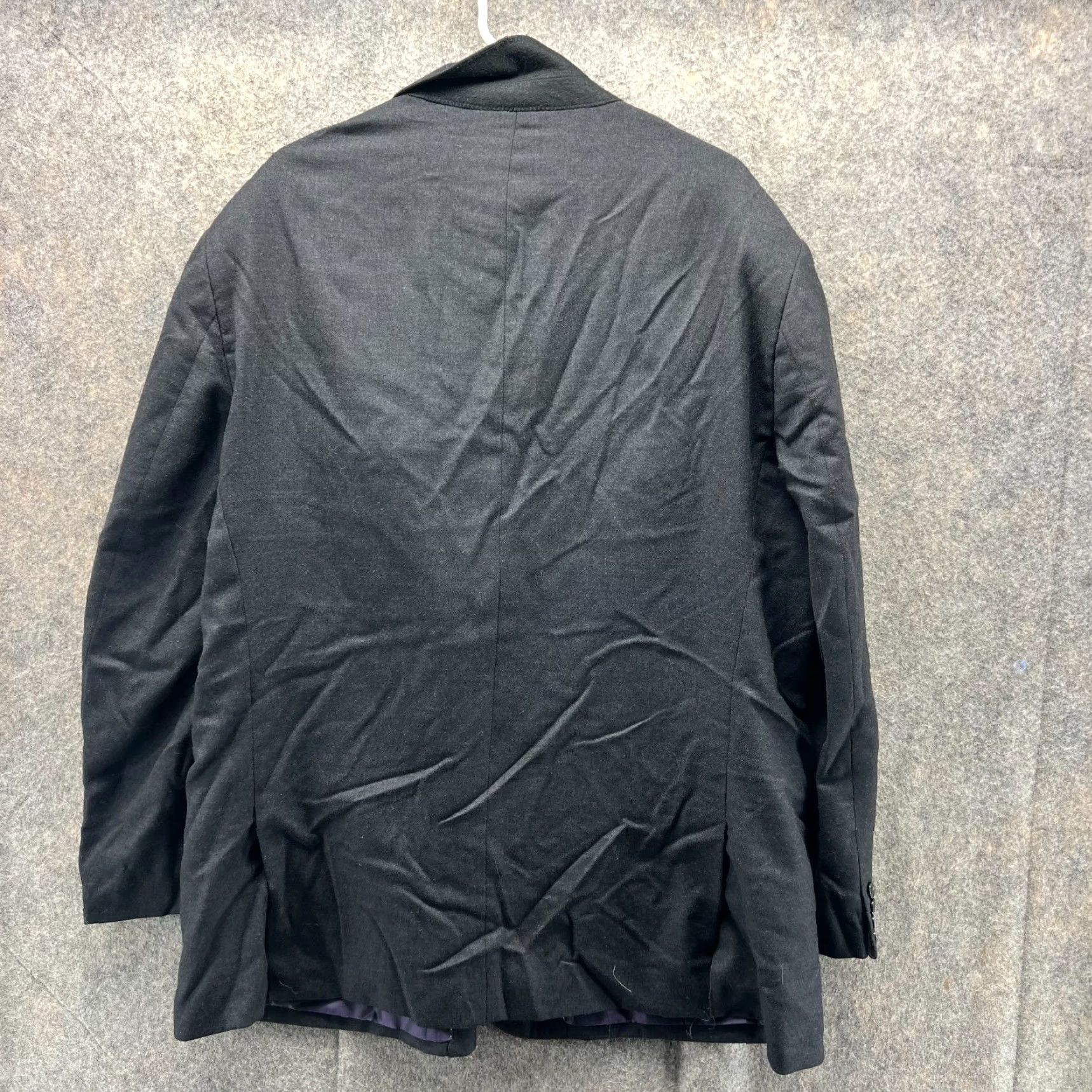 Izod VINTAGE Izod Blazer Men XXL Adult Black Wool Single-Breasted 2XL Dress Casual Tuxedo 54 Chest Mens Size 48R - 2 Thumbnail