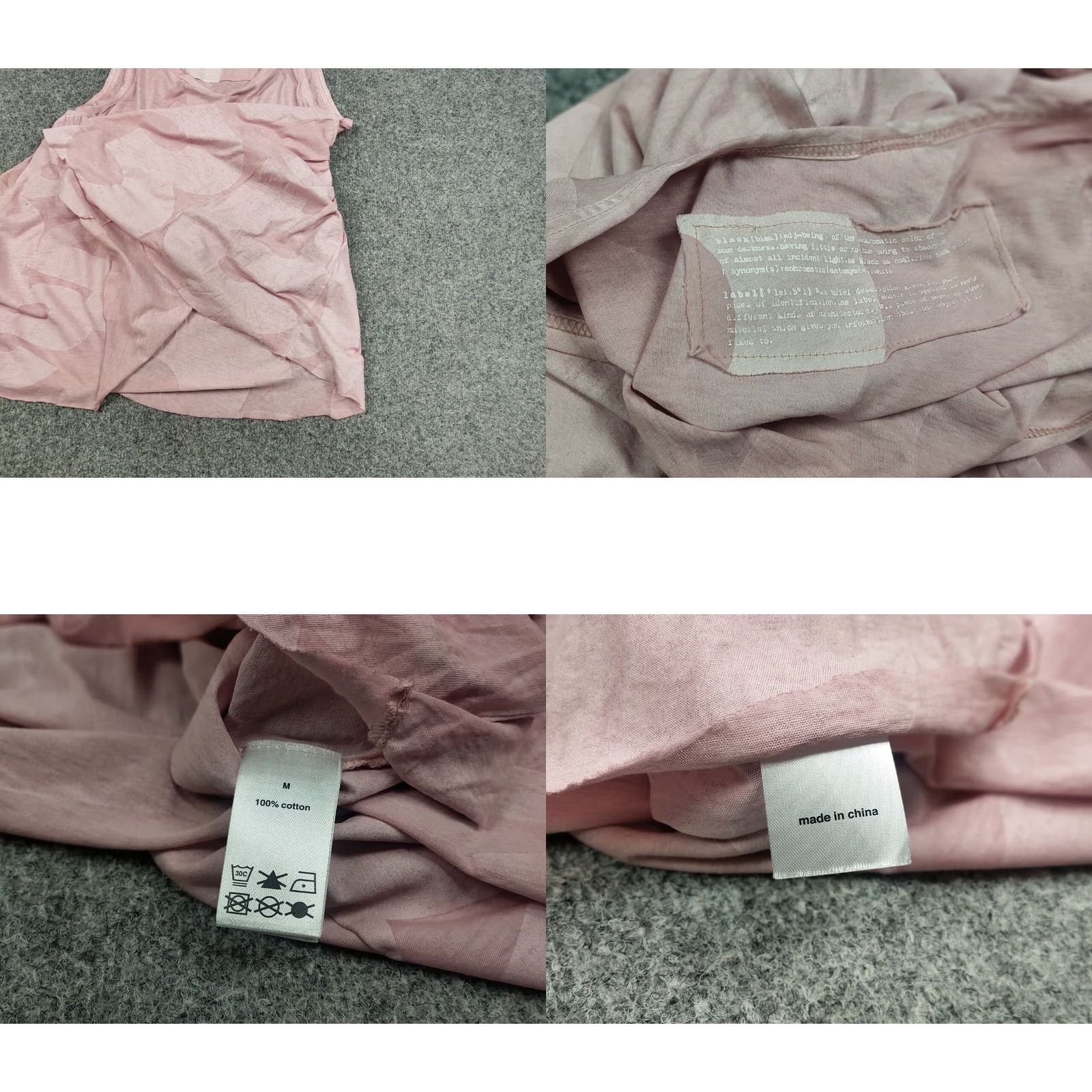 Vintage Rundholz black label Design Light Pink Pattern Tops women Blouse Shirt XS? Size M / US 6-8 / IT 42-44 - 8 Thumbnail