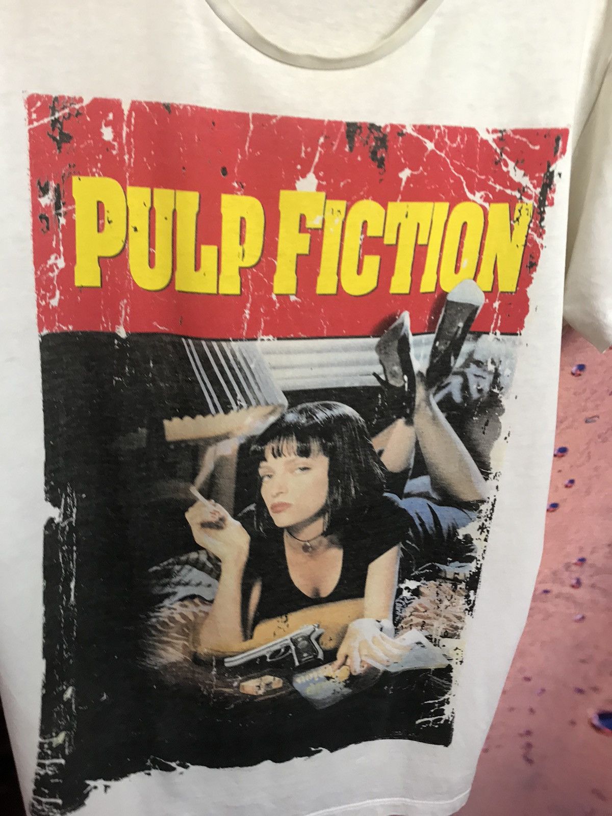 Vintage Vintage Pulp Fiction movie streetwear tee Size US L / EU 52-54 / 3 - 3 Thumbnail