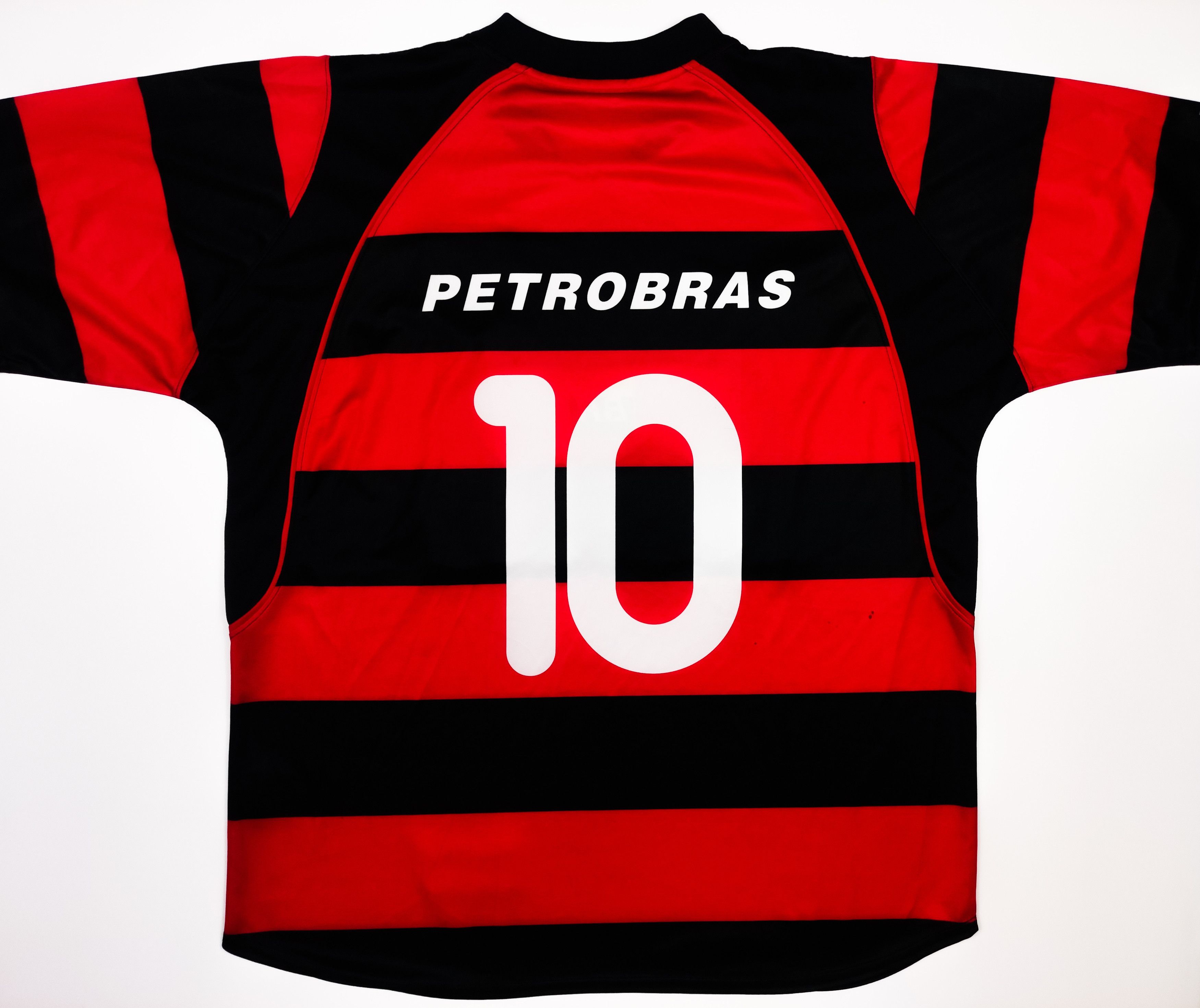 Nike Flamengo 2002 2003 Nike Signed Home Shirt Kit Jersey Brazil Size US L / EU 52-54 / 3 - 2 Thumbnail