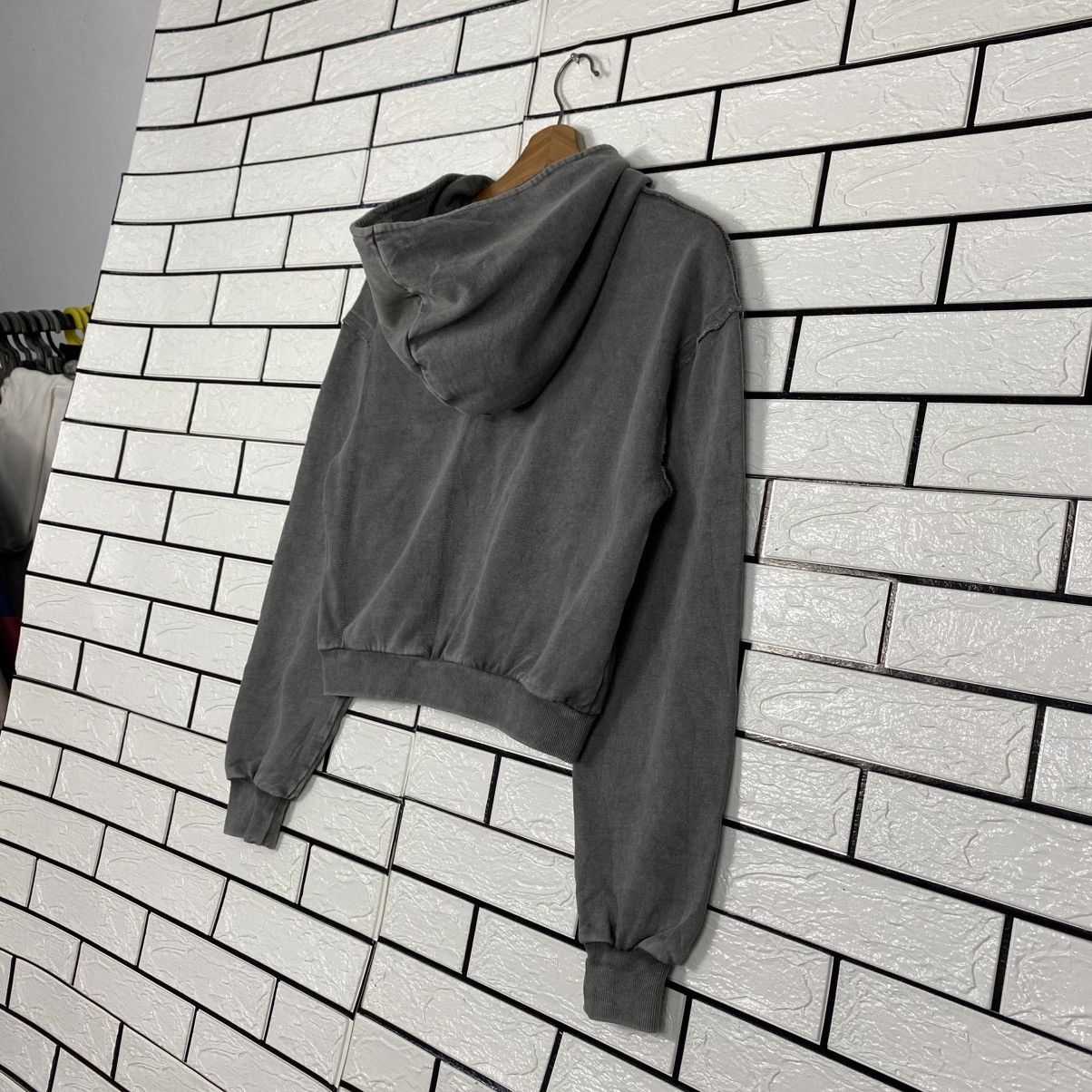 Japanese Brand Cropped Detroit Bomber Hoodie Jacket Unbranded Issey Miyake Size US M / EU 48-50 / 2 - 11 Thumbnail