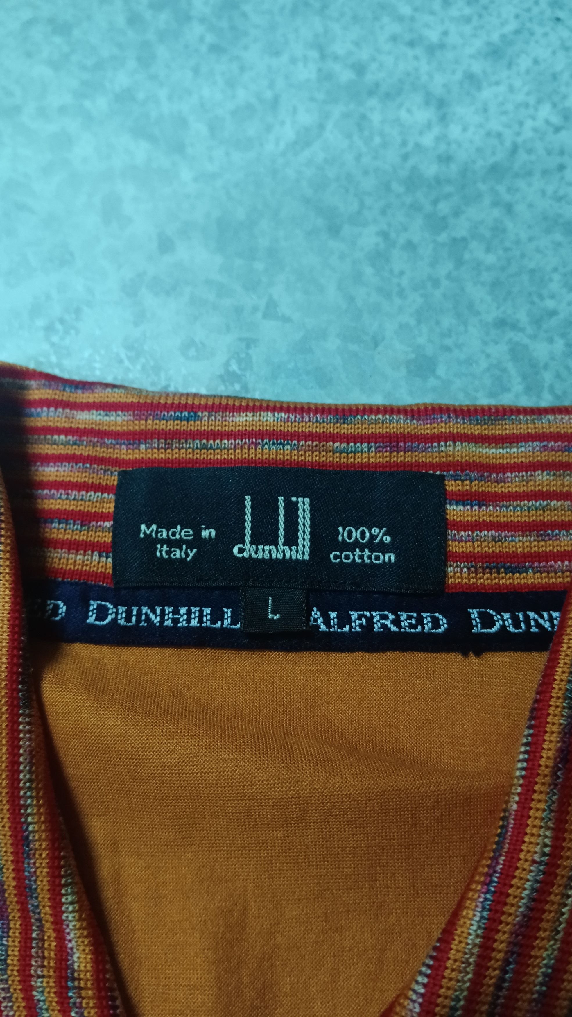 Alfred Dunhill × Vintage Vintage Dunhill Polo Shirt Size US L / EU 52-54 / 3 - 8 Thumbnail