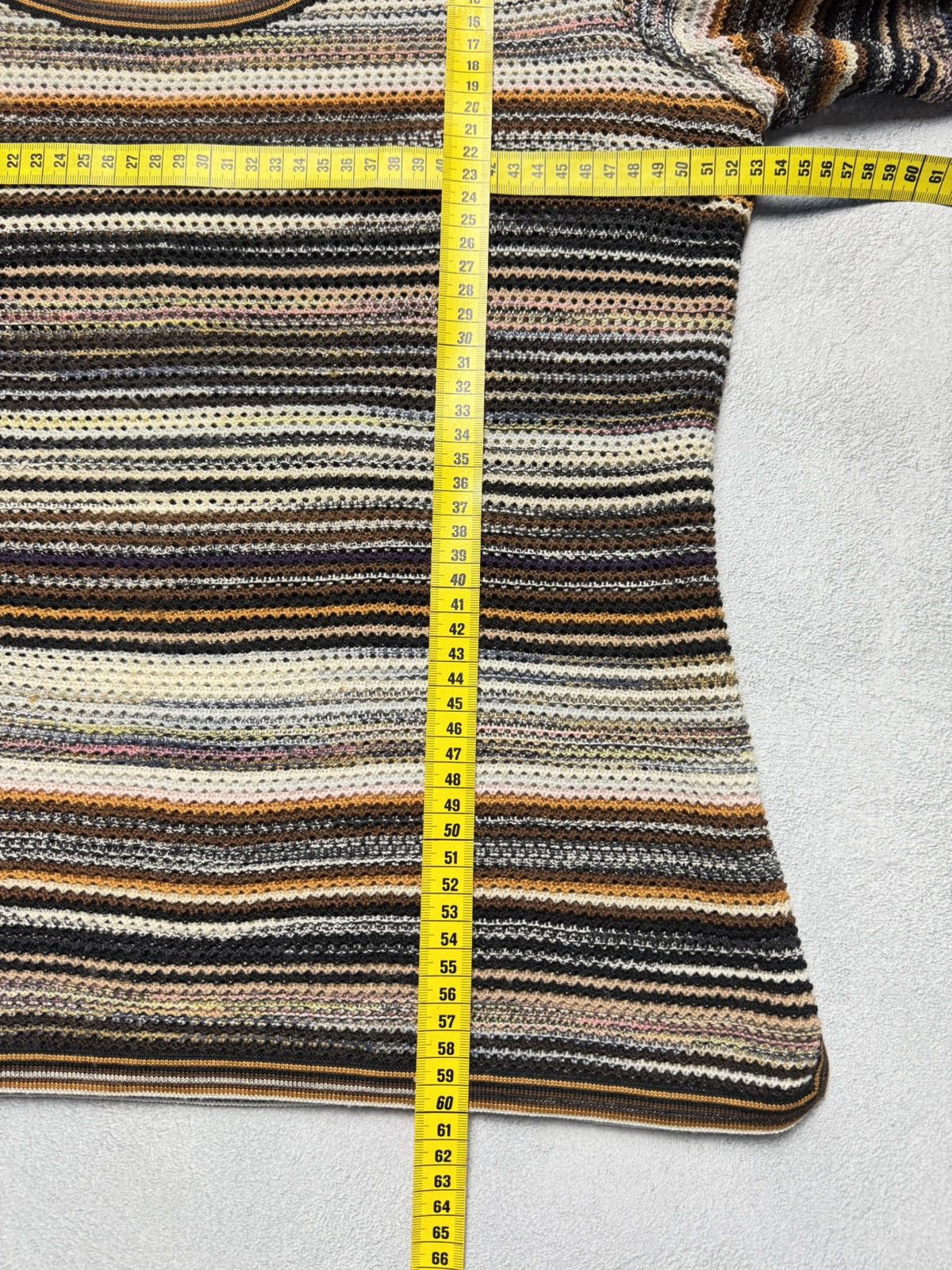 Missoni × Vintage Missoni V-Neck Striped Wool Sweater size 46 Size L / US 10 / IT 46 - 10 Thumbnail