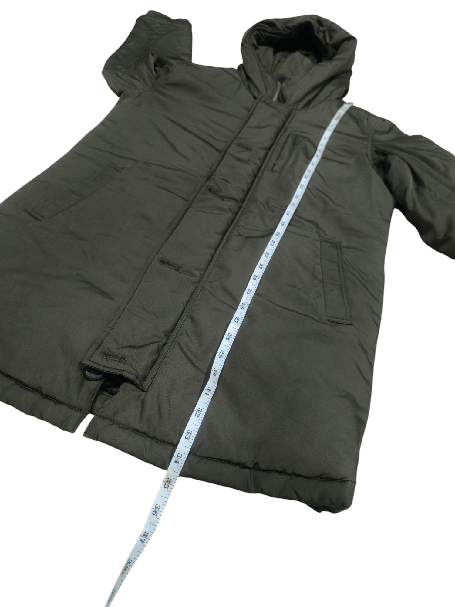 Japanese Brand NO ID PARKA MILITARY GREEN ARMY Size US M / EU 48-50 / 2 - 7 Thumbnail