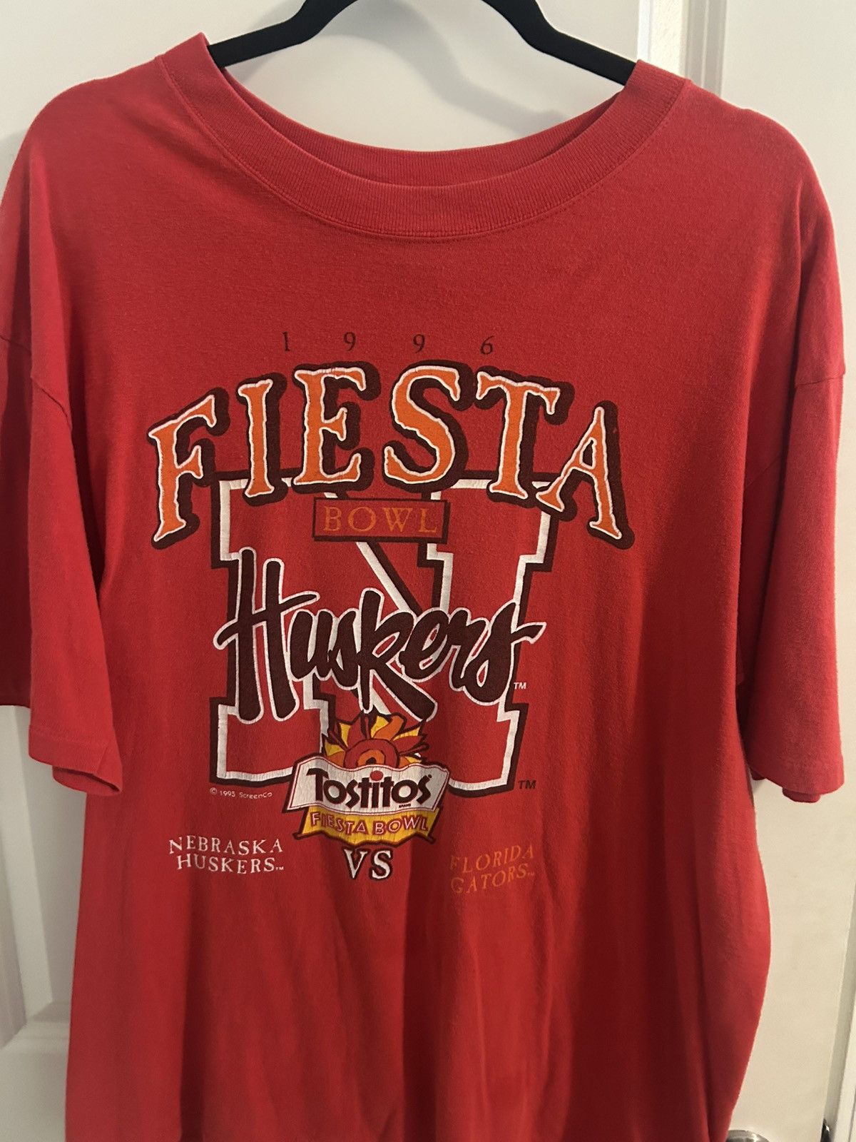 Vintage 1996 Fiesta Bowl Nebraska Huskers T-Shirt