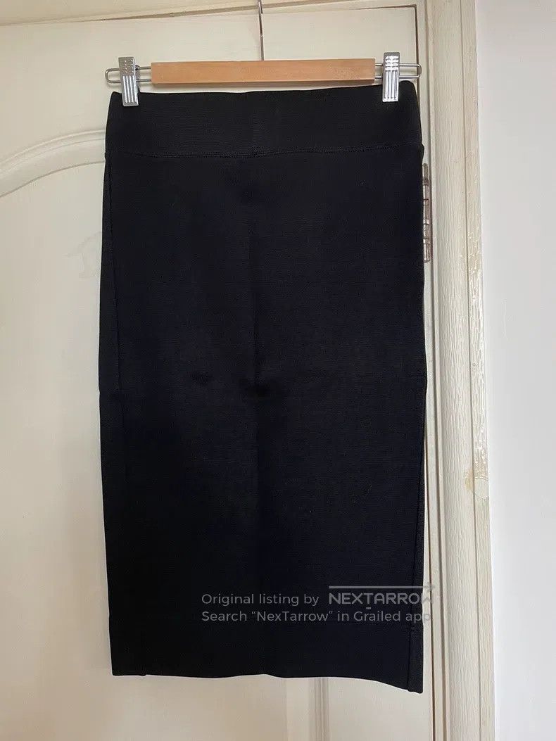 Helmut Lang Helmut Lang size P Black pencil skirt Size 23" - 1 Thumbnail