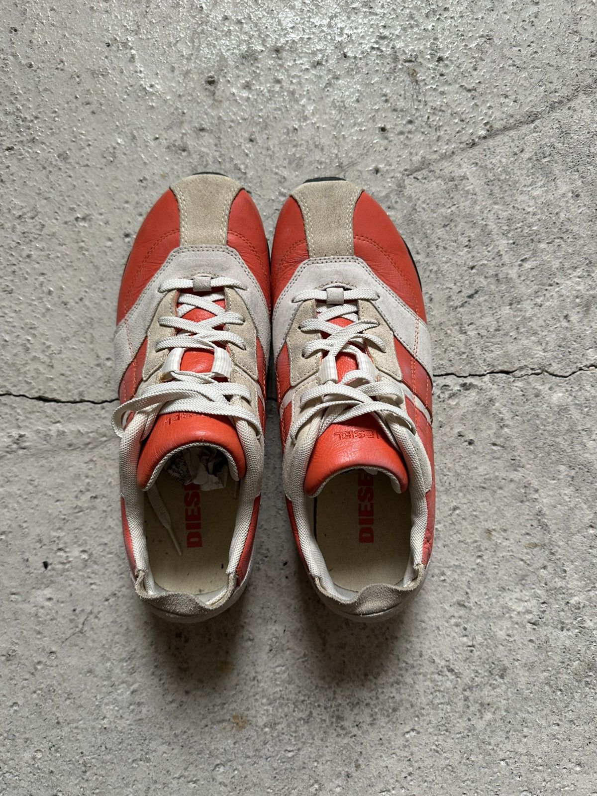 Diesel Vintage 2000s Diesel low profile leather suede sneakers Size US 9 / EU 42 - 13 Thumbnail