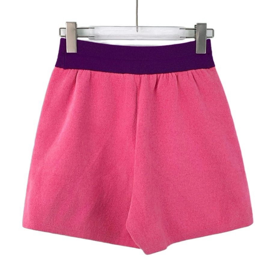 Louis Vuitton Louis Vuitton Pink Wool Shorts (S) Size 26" / US 2 / IT 38 - 7 Thumbnail