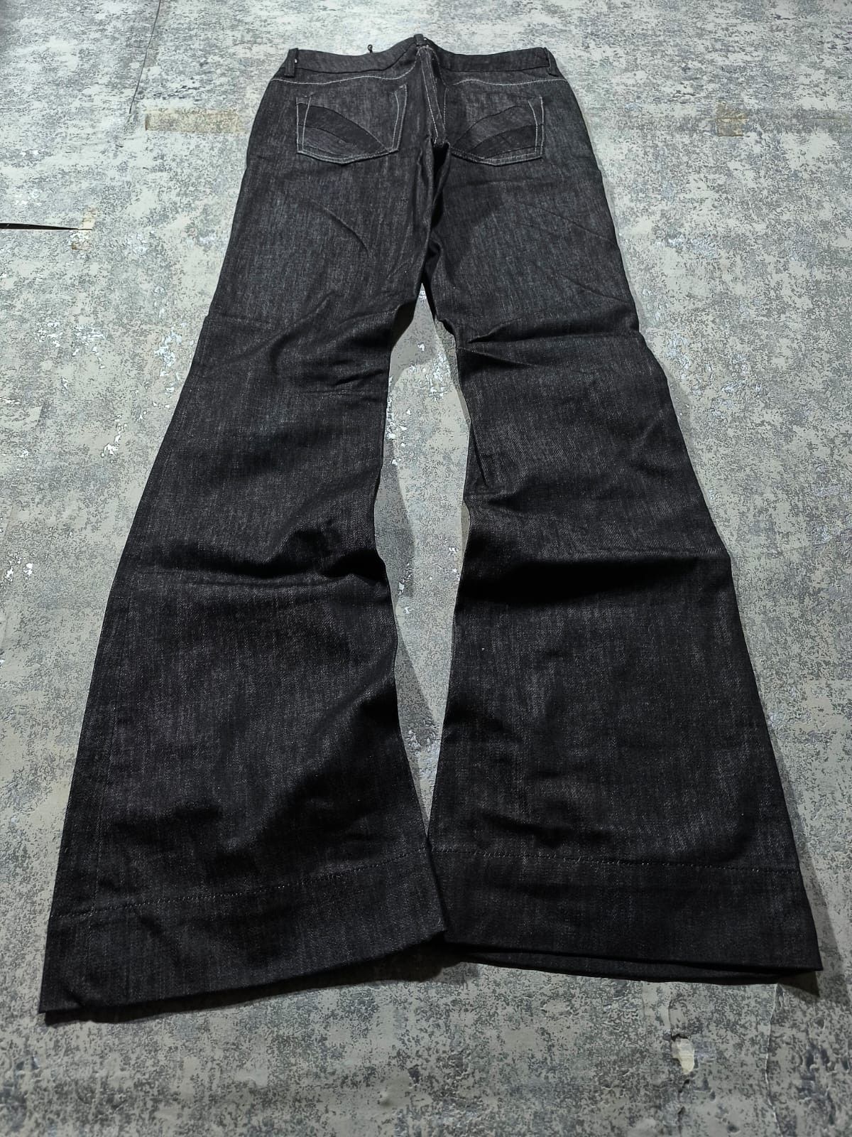 Hysteric Glamour dark wash flared jeans rick owens balenciaga type Size US 30 / EU 46 - 5 Thumbnail