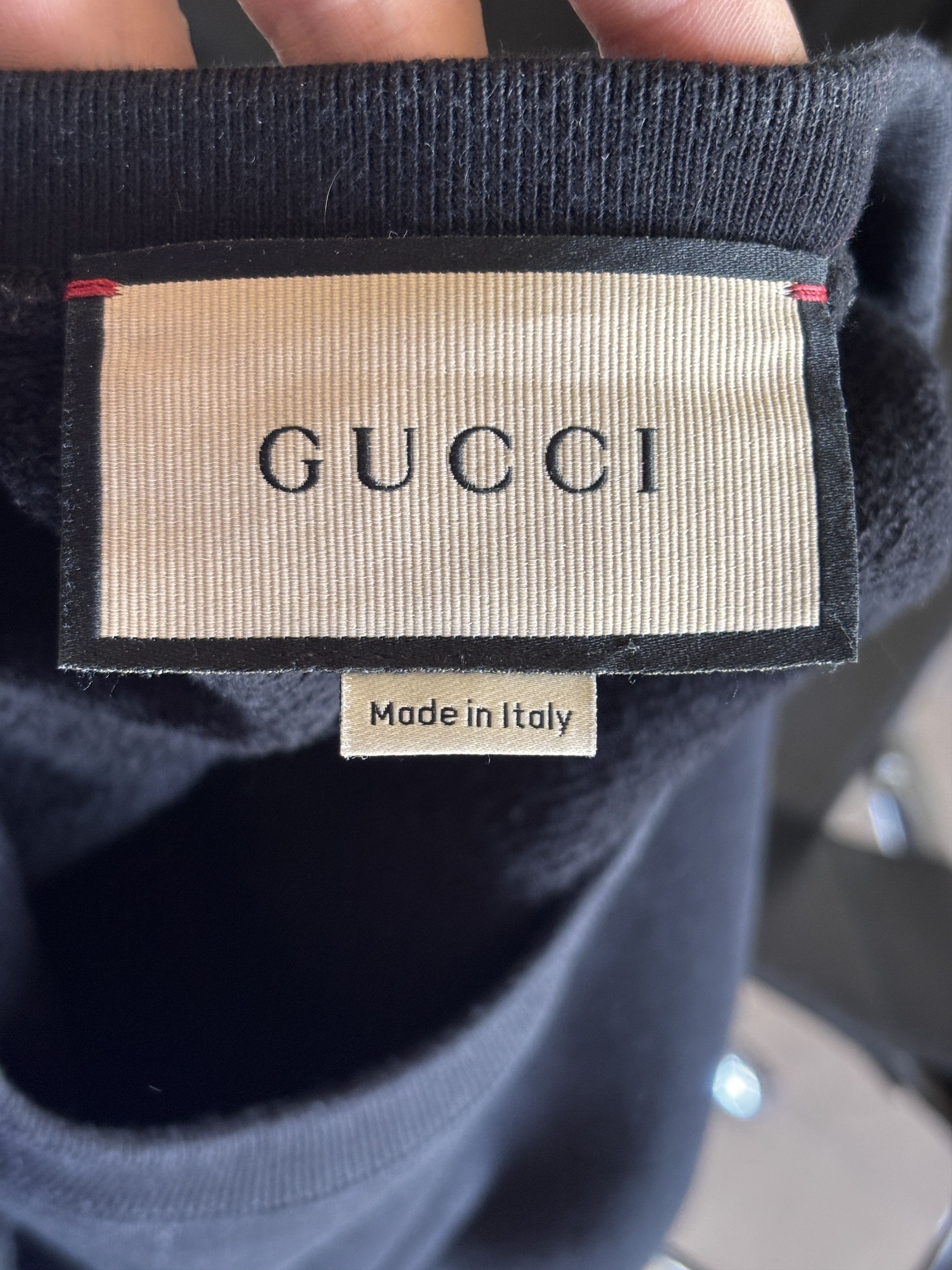 Gucci Gucci Metamorfosi Black Logo Zipper sweatshirt L Size US M / EU 48-50 / 2 - 3 Thumbnail