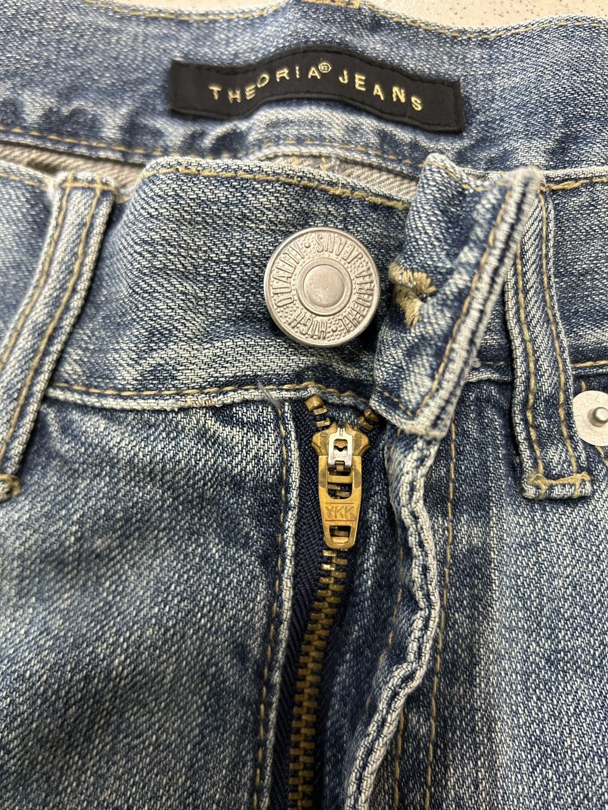 Designer × If Six Was Nine × Japanese Brand Vintage Theoria Rare Thunder Designs Rusty Japan Jeans Size US 30 / EU 46 - 8 Thumbnail