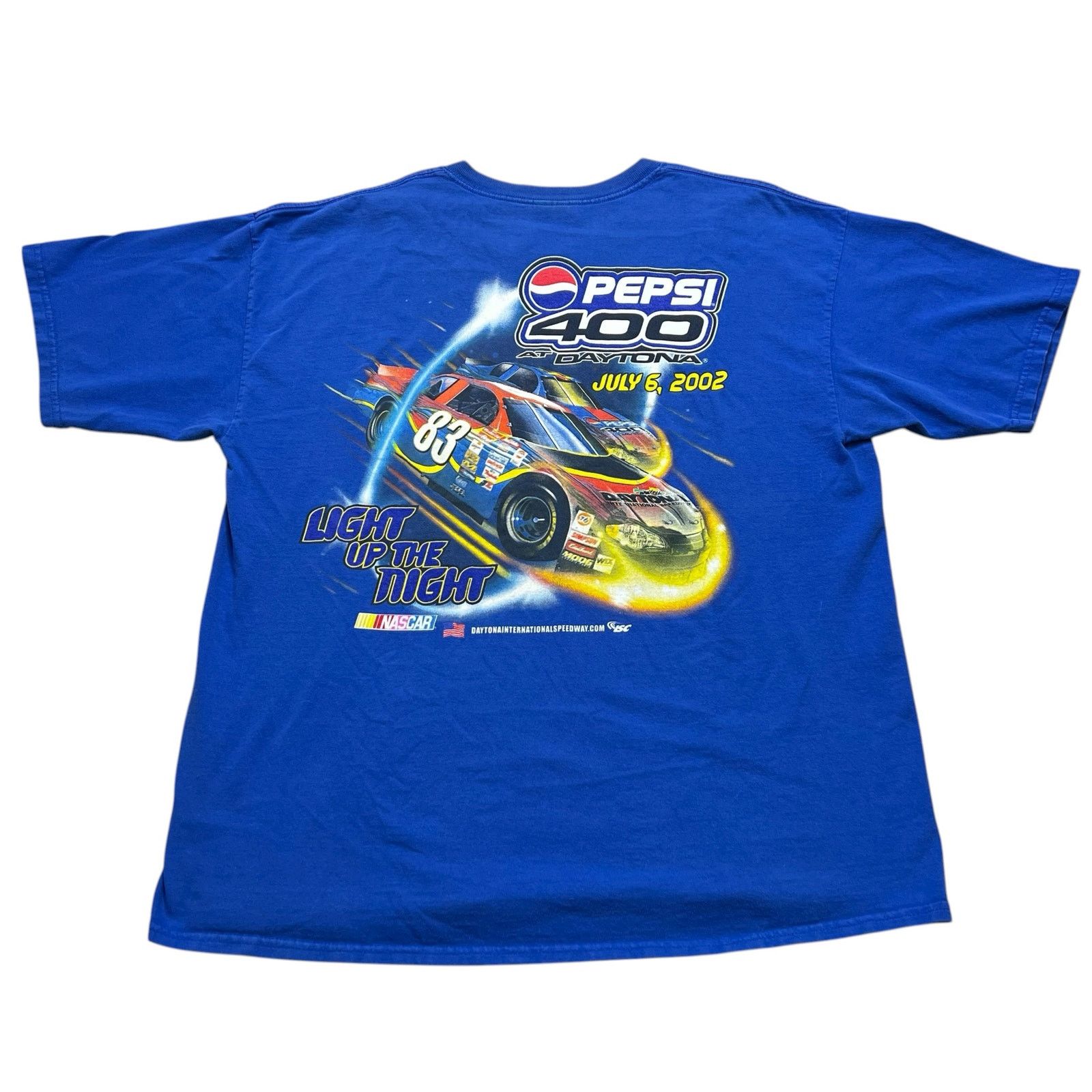 Gildan Vintage Pepsi 400 NASCAR T-Shirt Men’s XL Blue Daytona Y2K Size US XL / EU 56 / 4 - 1 Thumbnail