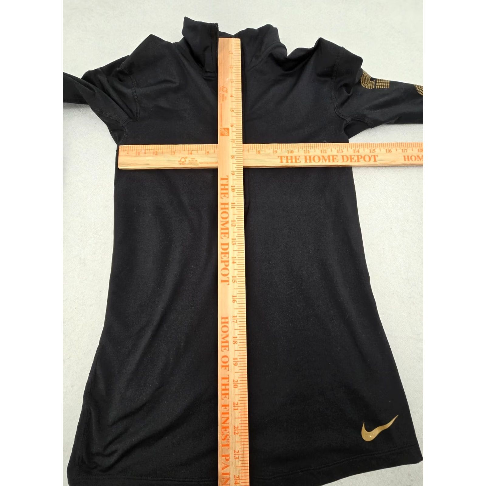 Nike Nike Pro Women's Top Shirt S Black 1/2-Zip Dri-Fit Stretch Long-Sleeve Pullover Casual Activewear Nike Therma Size S / US 4 / IT 40 - 7 Thumbnail