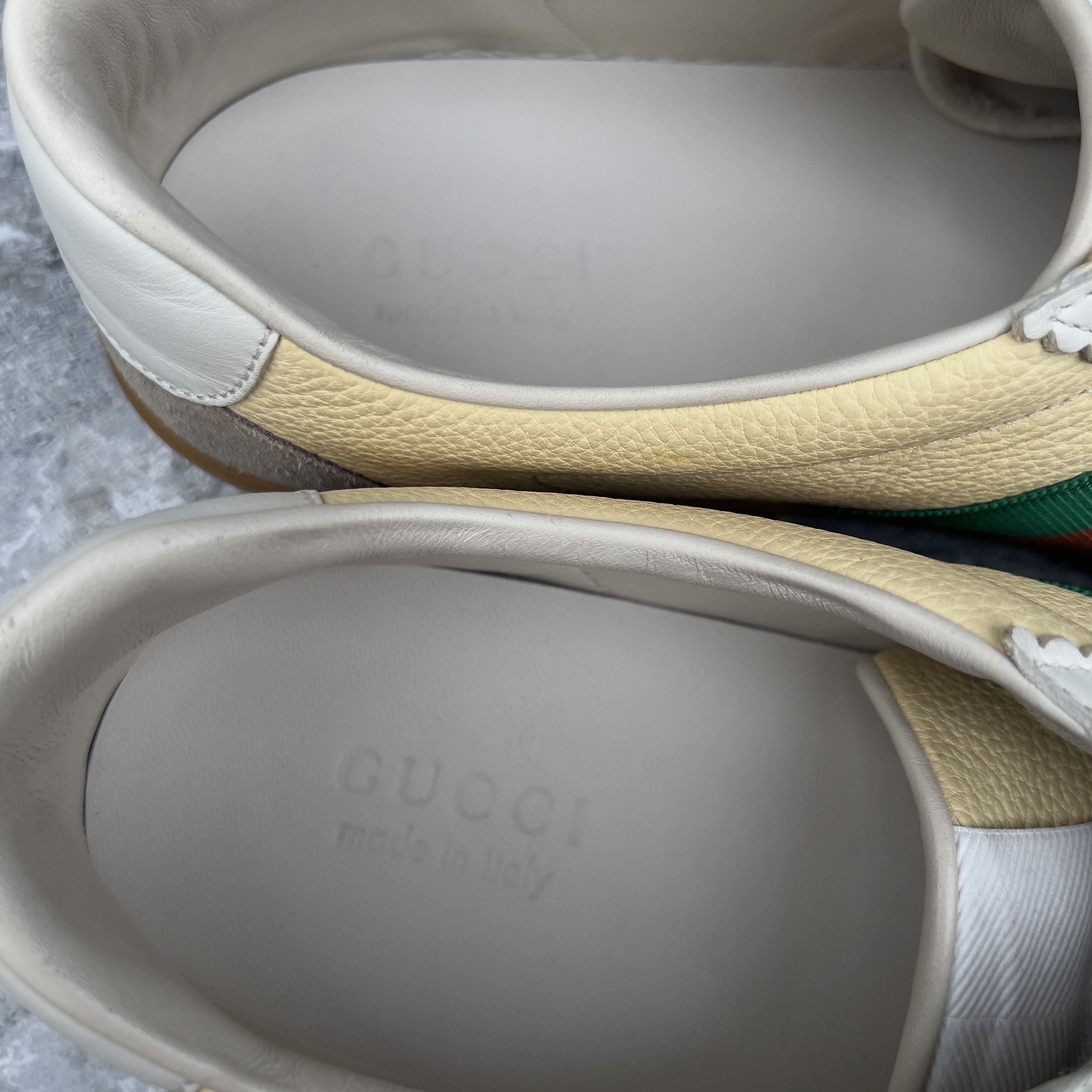 Gucci Gucci Web G 74 GG Sneakers Bees Leather Size US 12.5 / EU 45-46 - 12 Thumbnail