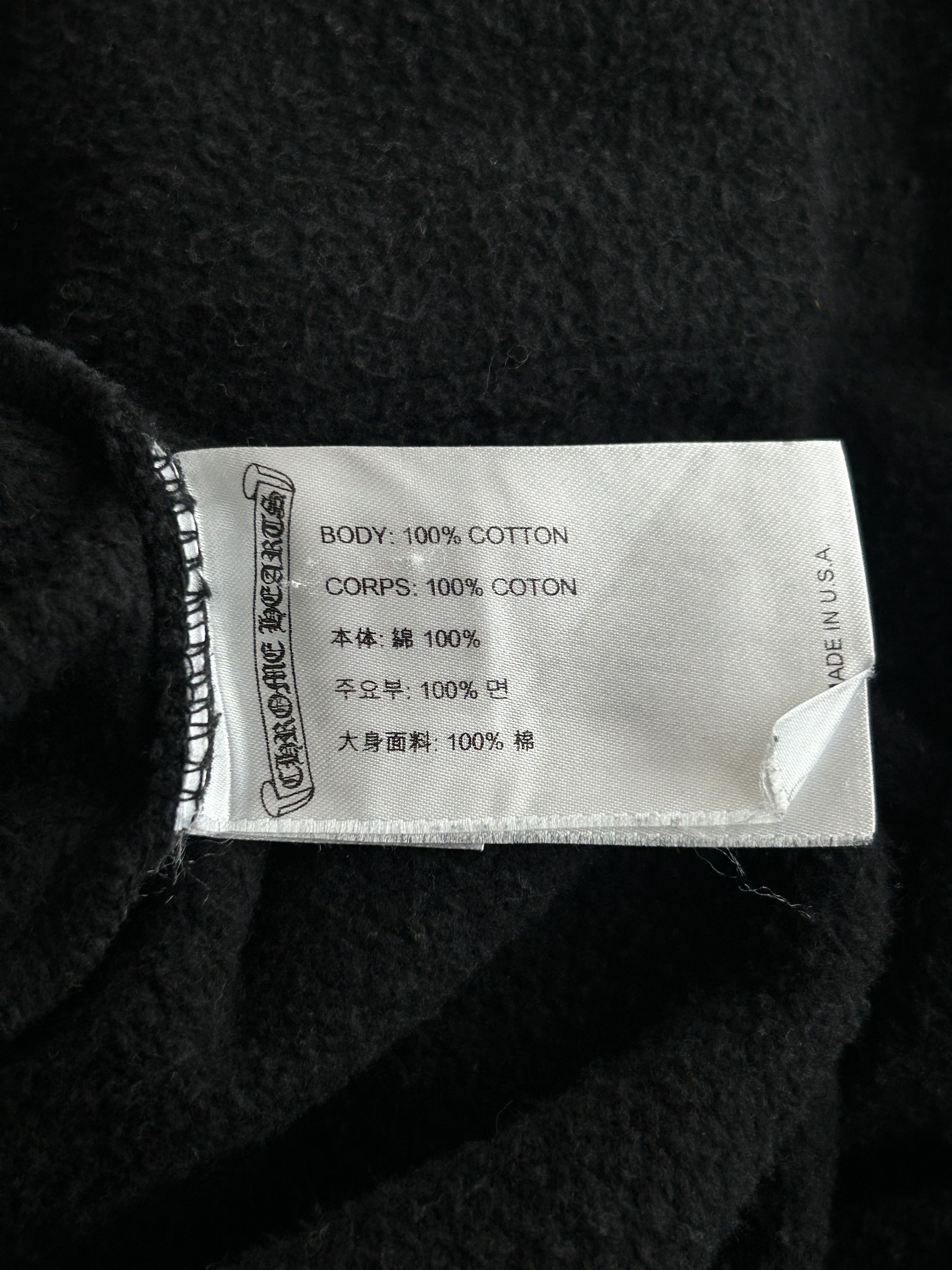 Chrome Hearts Chrome Hearts Black & Yellow Cross Logo Zip Up Hoodie Size US M / EU 48-50 / 2 - 4 Thumbnail