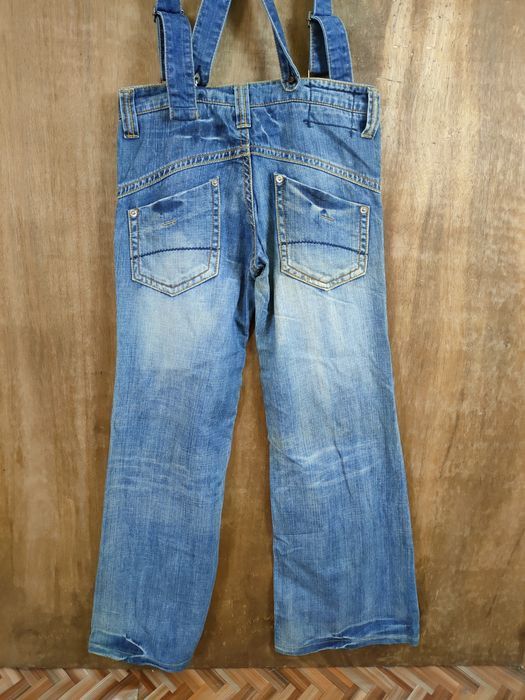 Japanese Brand Japan denim vintage overall streetwear pants #1082DLL Size 28" / US 6 / IT 42 - 4 Thumbnail