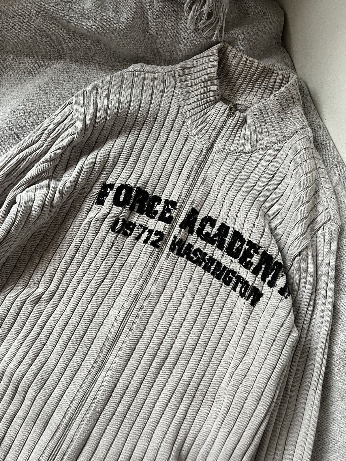 Diesel Diesel zip striped archive punk sweater avant garde y2k 90s Size US L / EU 52-54 / 3 - 2 Thumbnail